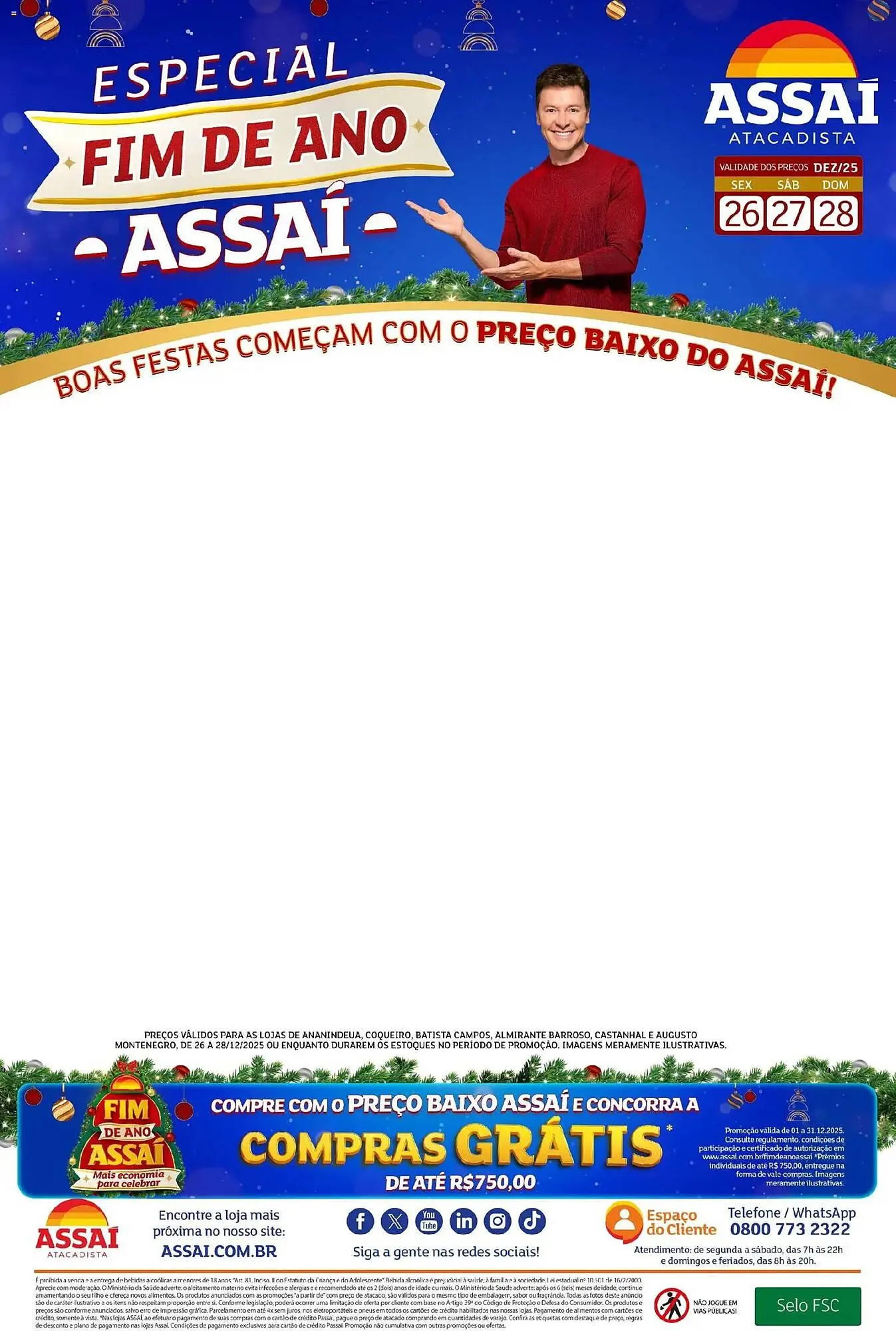 Encarte de Encarte Assaí Atacadista 5 de abril até 6 de abril 2026 - Pagina 1