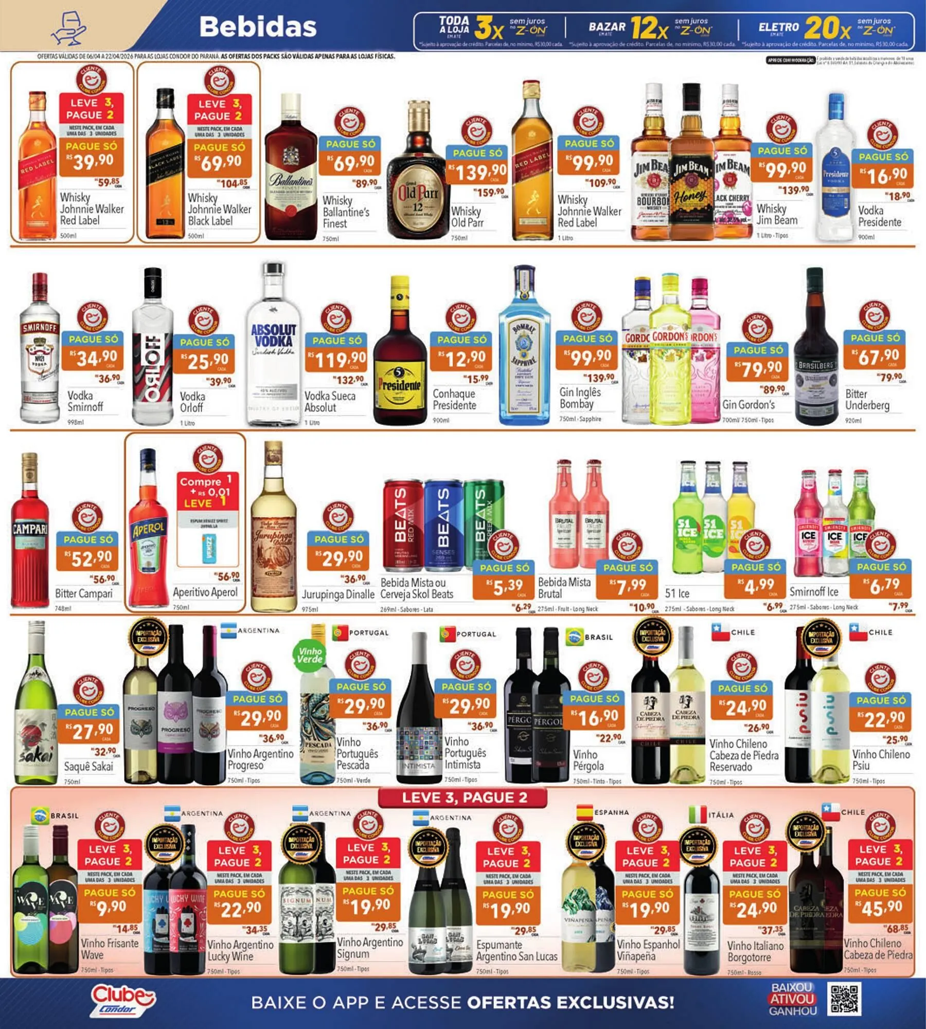 Encarte de Catálogo Supermercados Condor 6 de abril até 22 de abril 2026 - Pagina 17