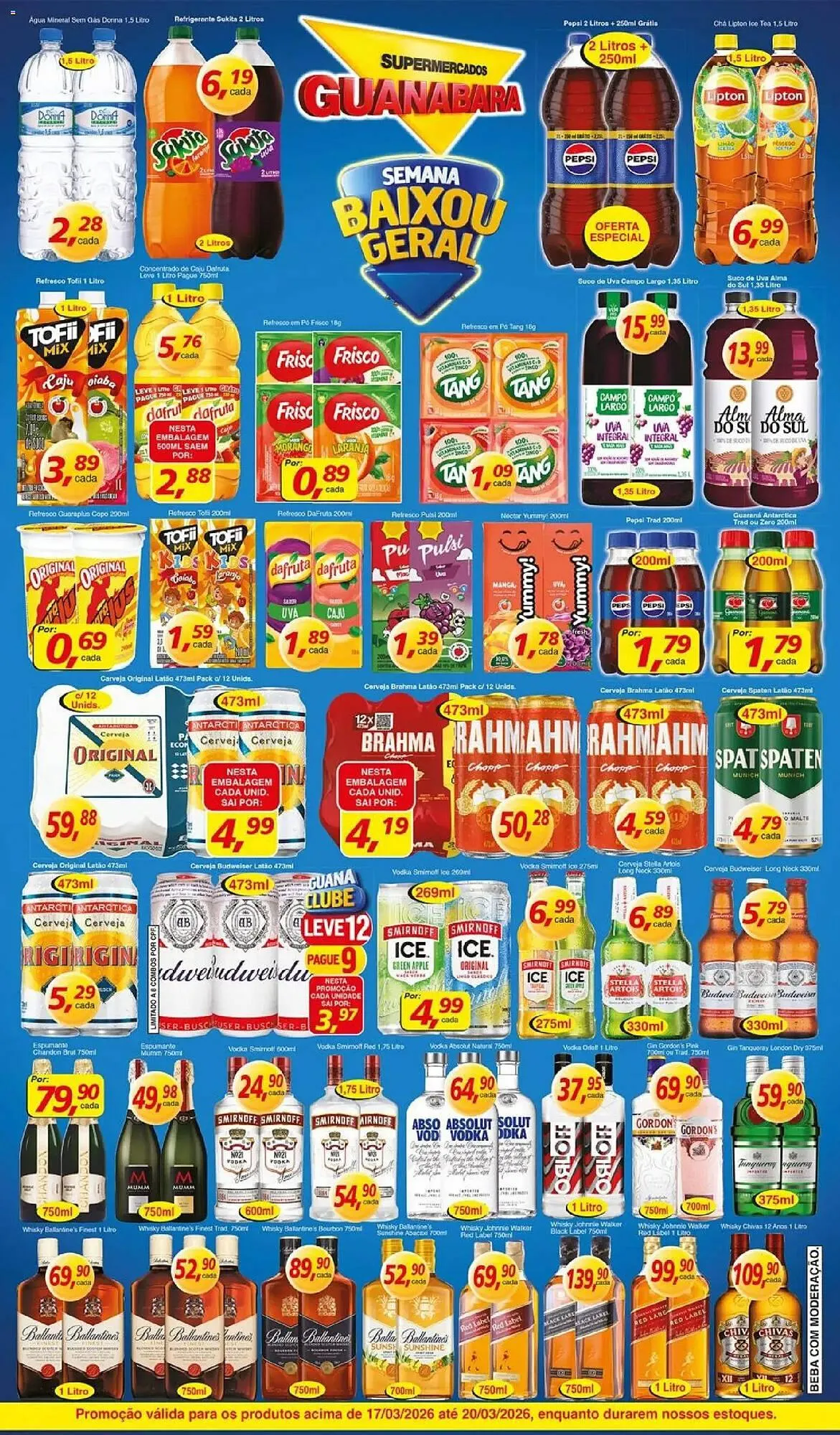 Encarte de Encarte Supermercados Guanabara 17 de março até 20 de março 2026 - Pagina 7
