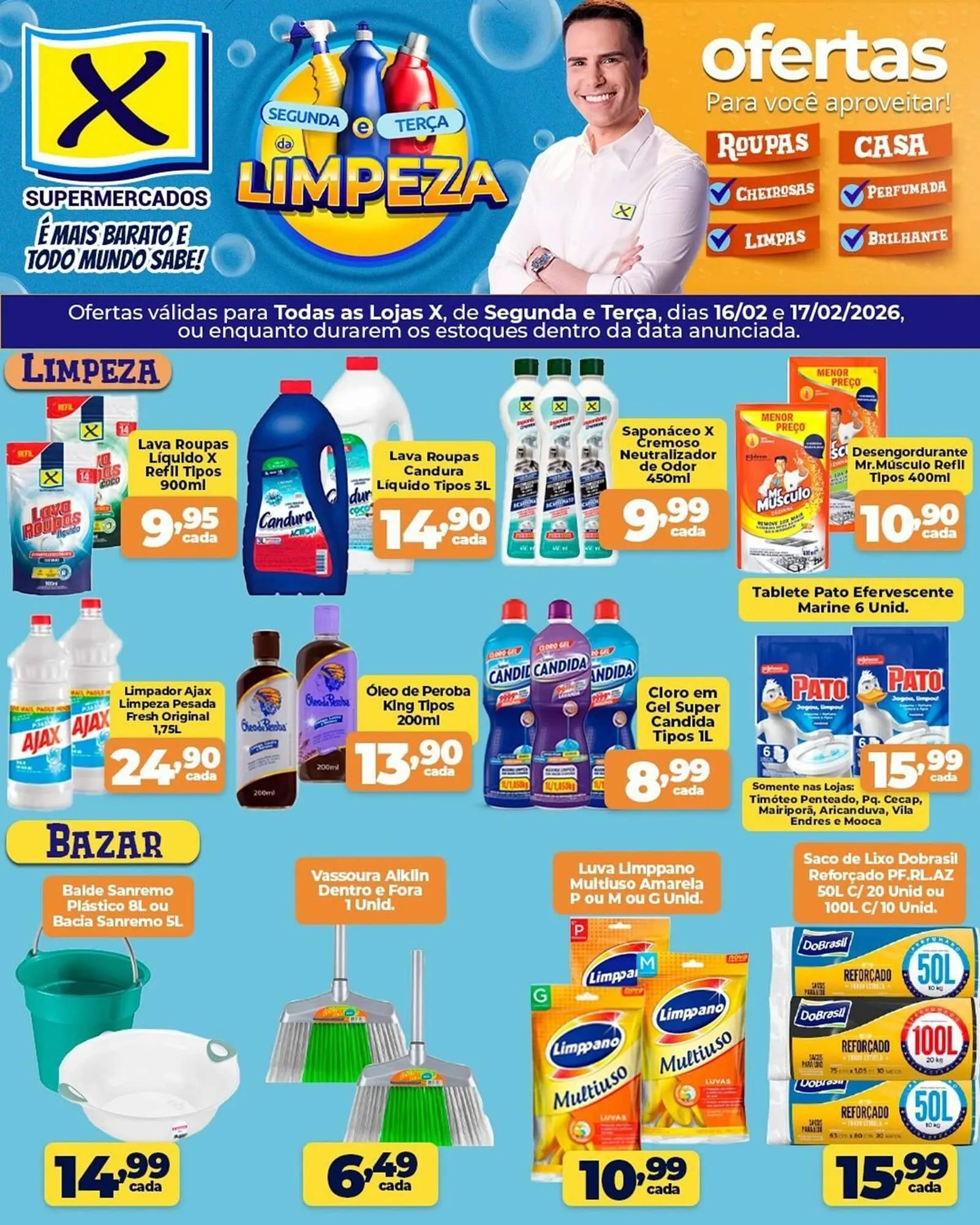 Encarte de Folheto X Supermercados 16 de fevereiro até 21 de fevereiro 2026 - Pagina 3