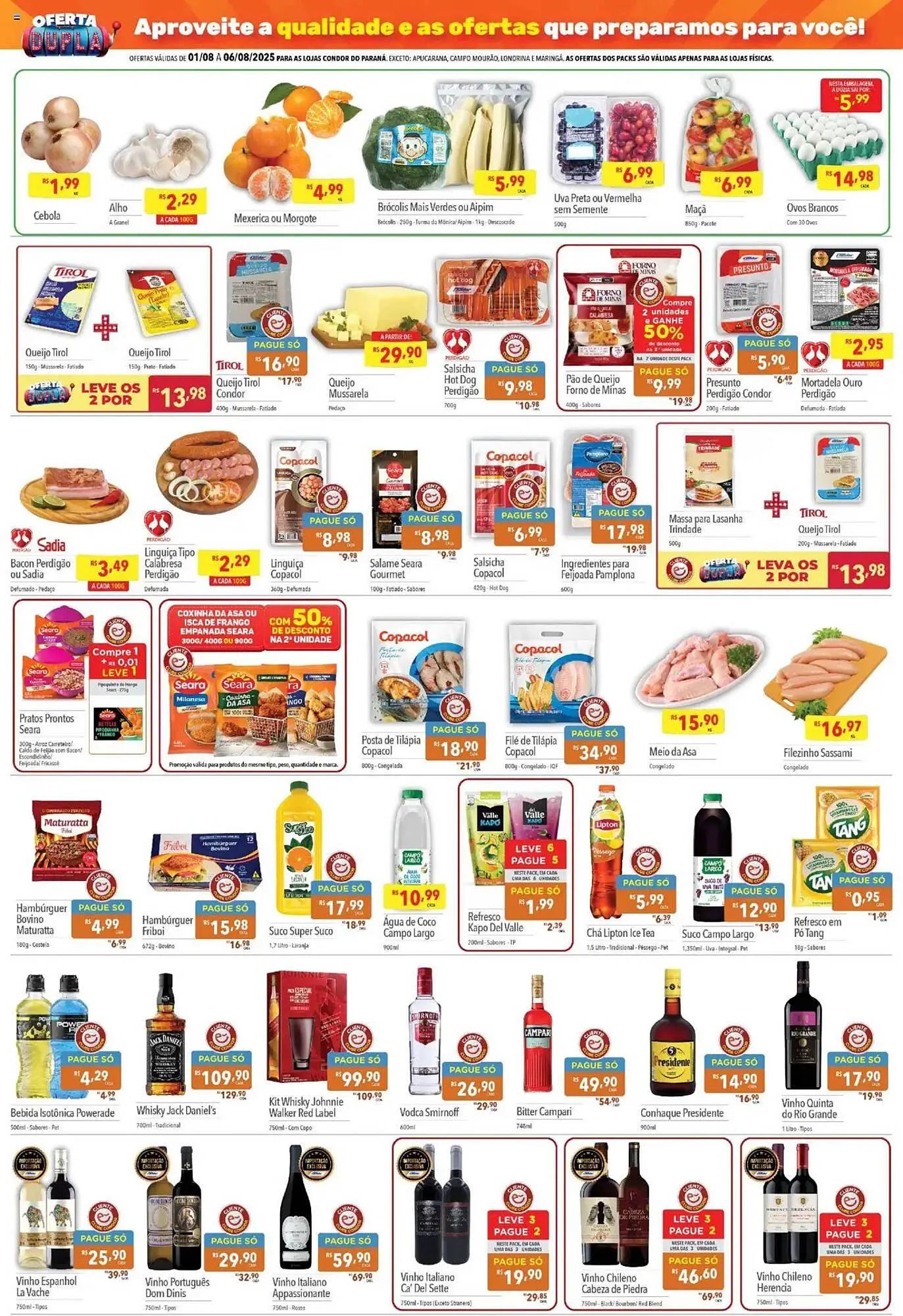 Encarte de Catálogo Supermercados Condor 2 de agosto até 6 de agosto 2025 - Pagina 3
