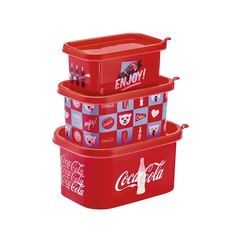 Kit 3 potes Coca-Cola