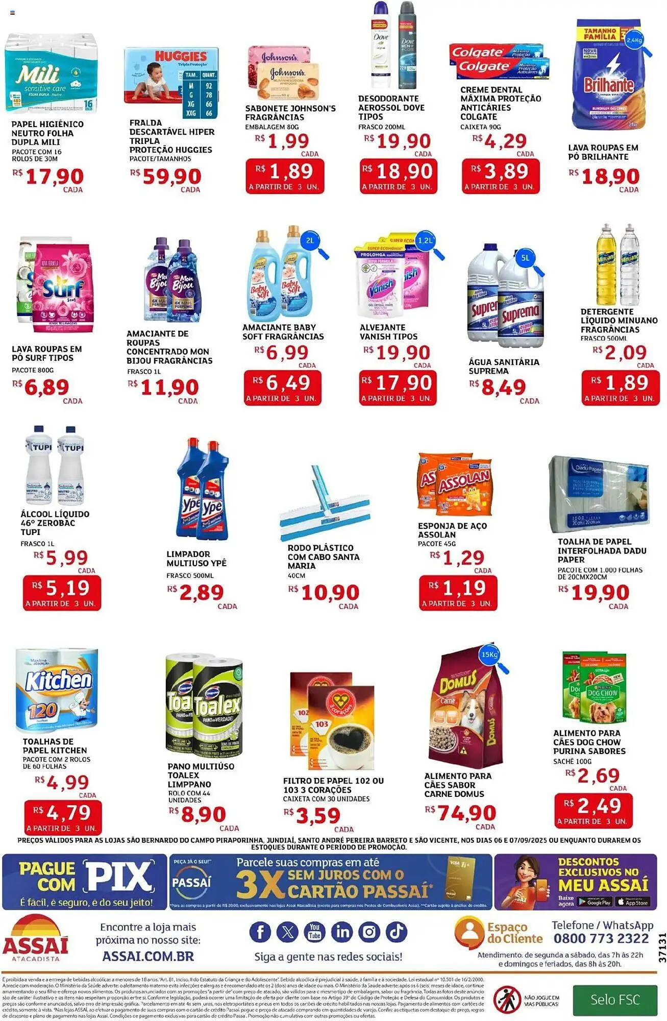 Encarte de Encarte Assaí Atacadista 6 de setembro até 7 de setembro 2025 - Pagina 4