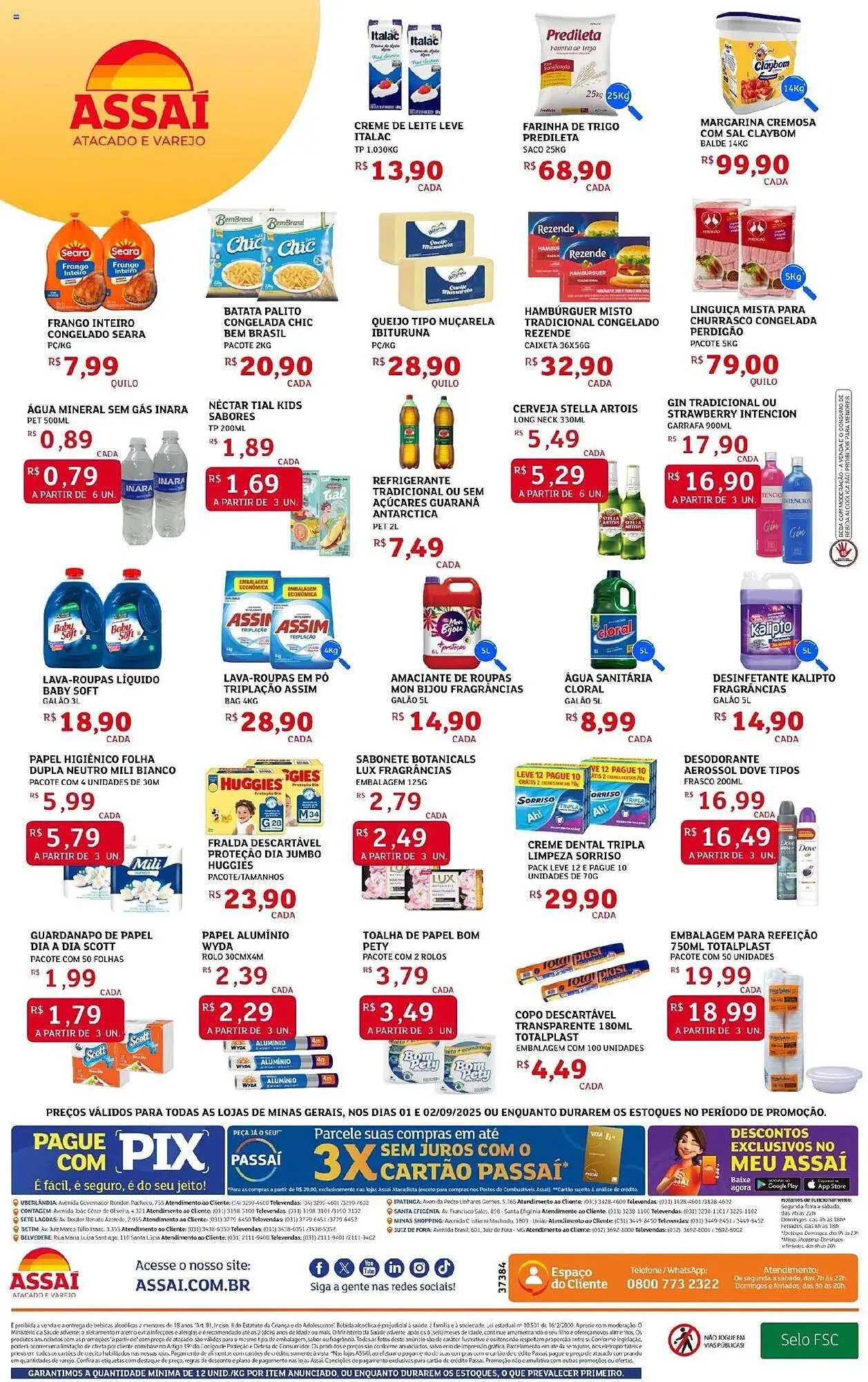Encarte de Catálogo Assaí Atacadista 1 de setembro até 2 de setembro 2025 - Pagina 2