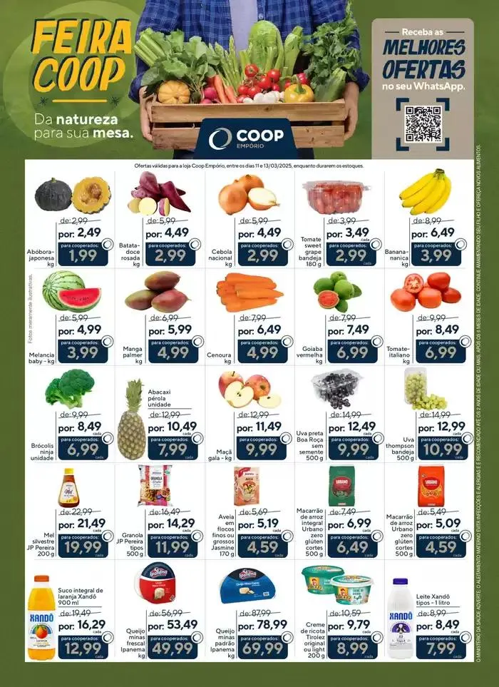 Encarte de COOP TERÇA A QUINTA 11 A 13.03 EMPÓRIO 11 de março até 13 de março 2025 - Pagina 1