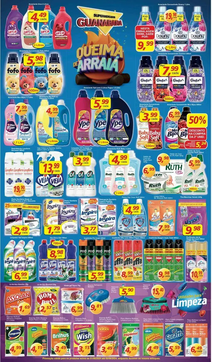 Encarte de Ofertas Supermercados Guanabara 3 de junho até 5 de junho 2024 - Pagina 5