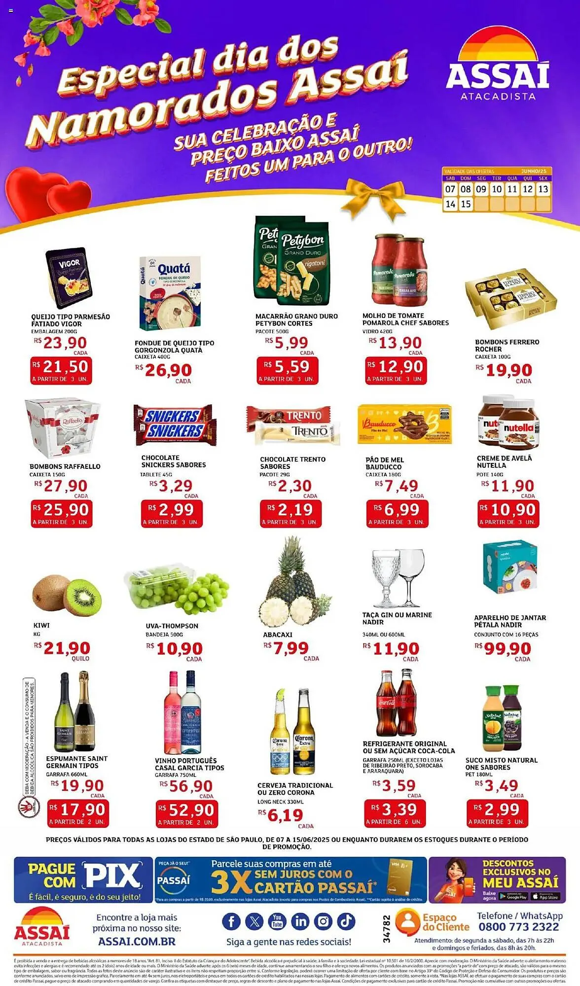 Encarte de Catálogo Assaí Atacadista 9 de junho até 16 de junho 2025 - Pagina 1