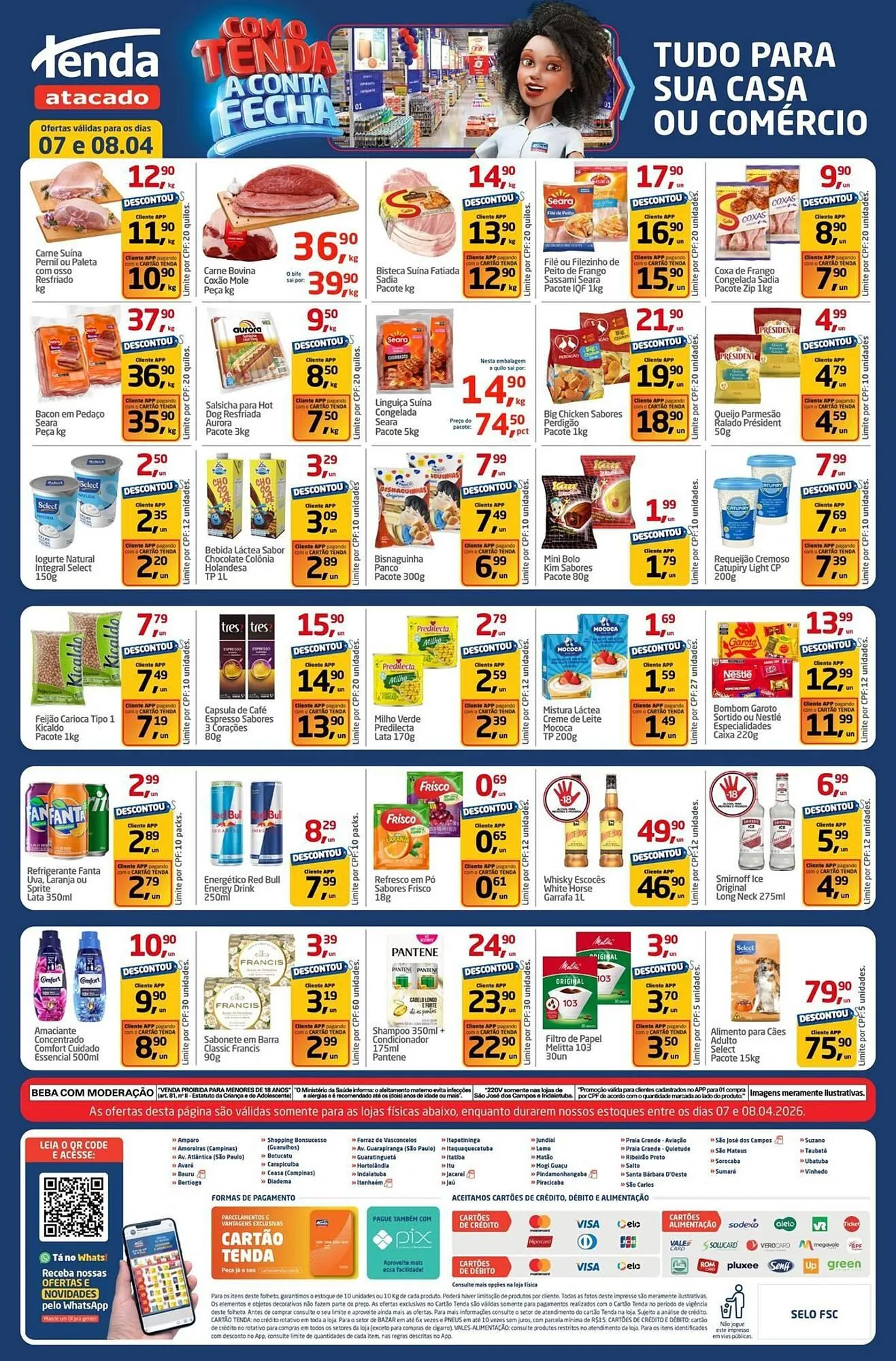 Encarte de Folheto Tenda Atacado 7 de abril até 8 de abril 2026 - Pagina 2