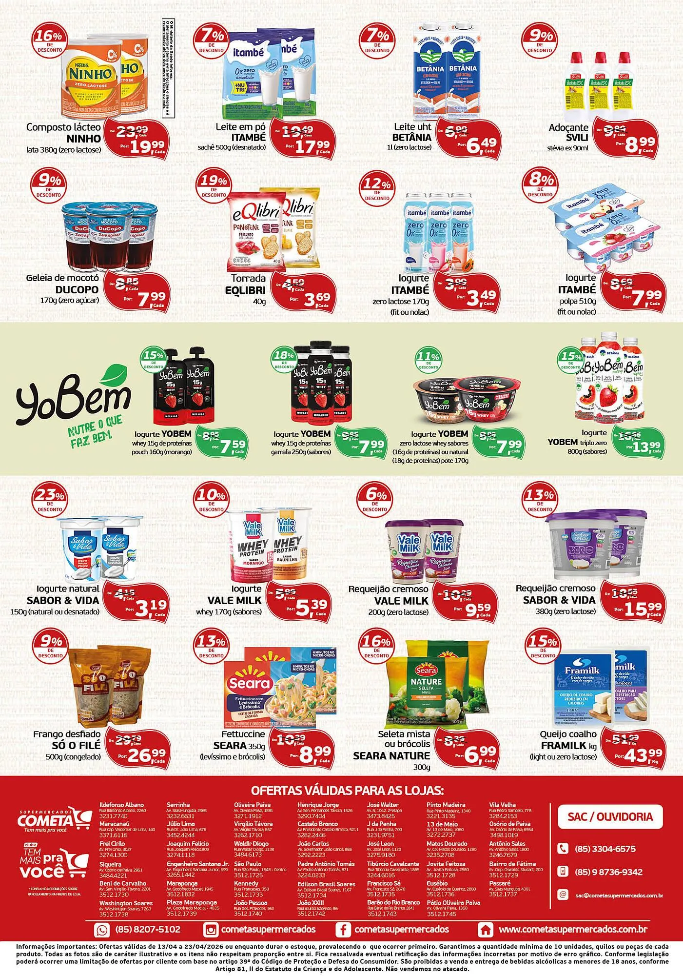 Encarte de Encarte Cometa Supermercados 13 de abril até 23 de abril 2026 - Pagina 2