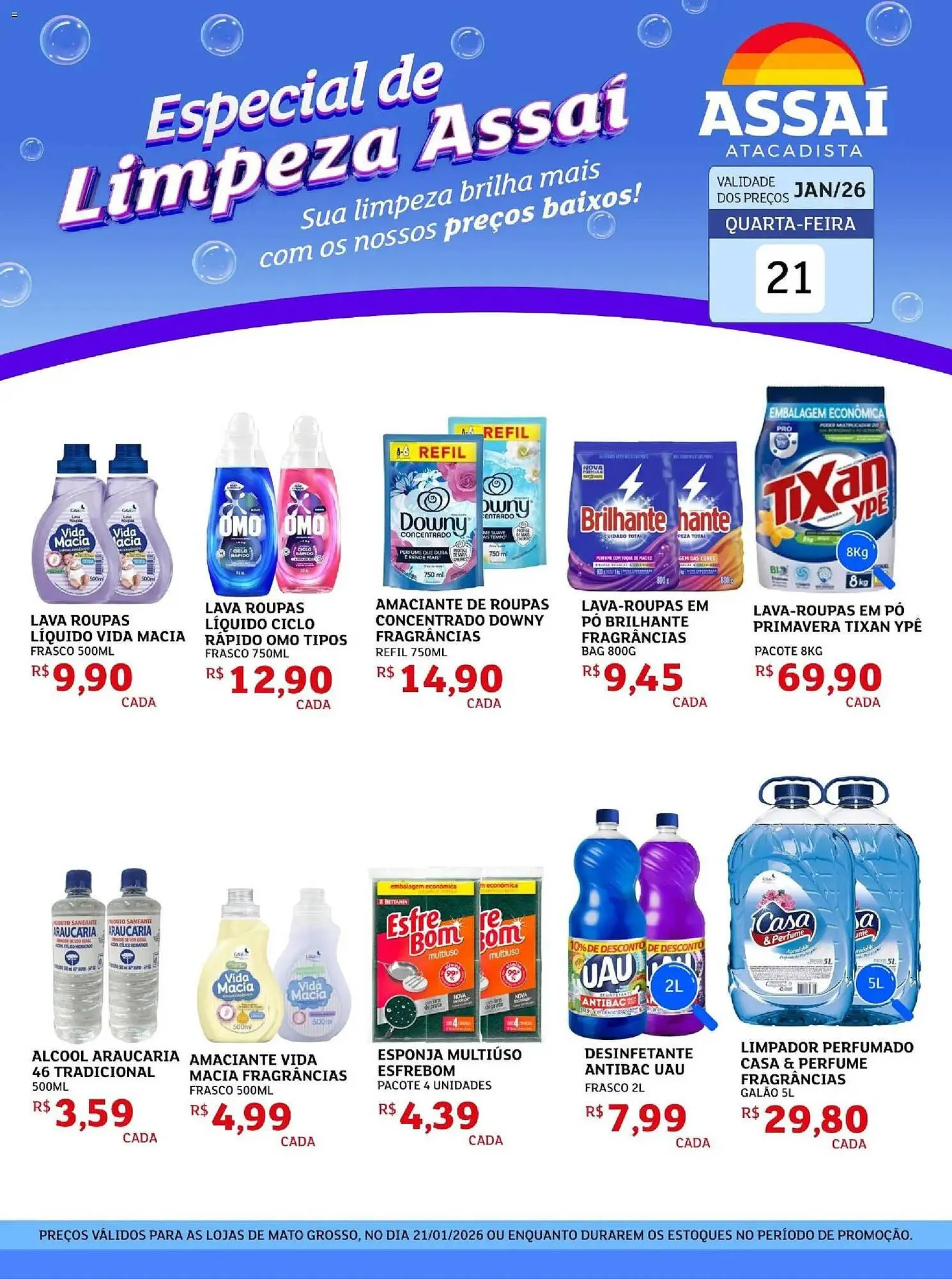 Encarte de Encarte Assaí Atacadista 21 de janeiro até 21 de janeiro 2026 - Pagina 1
