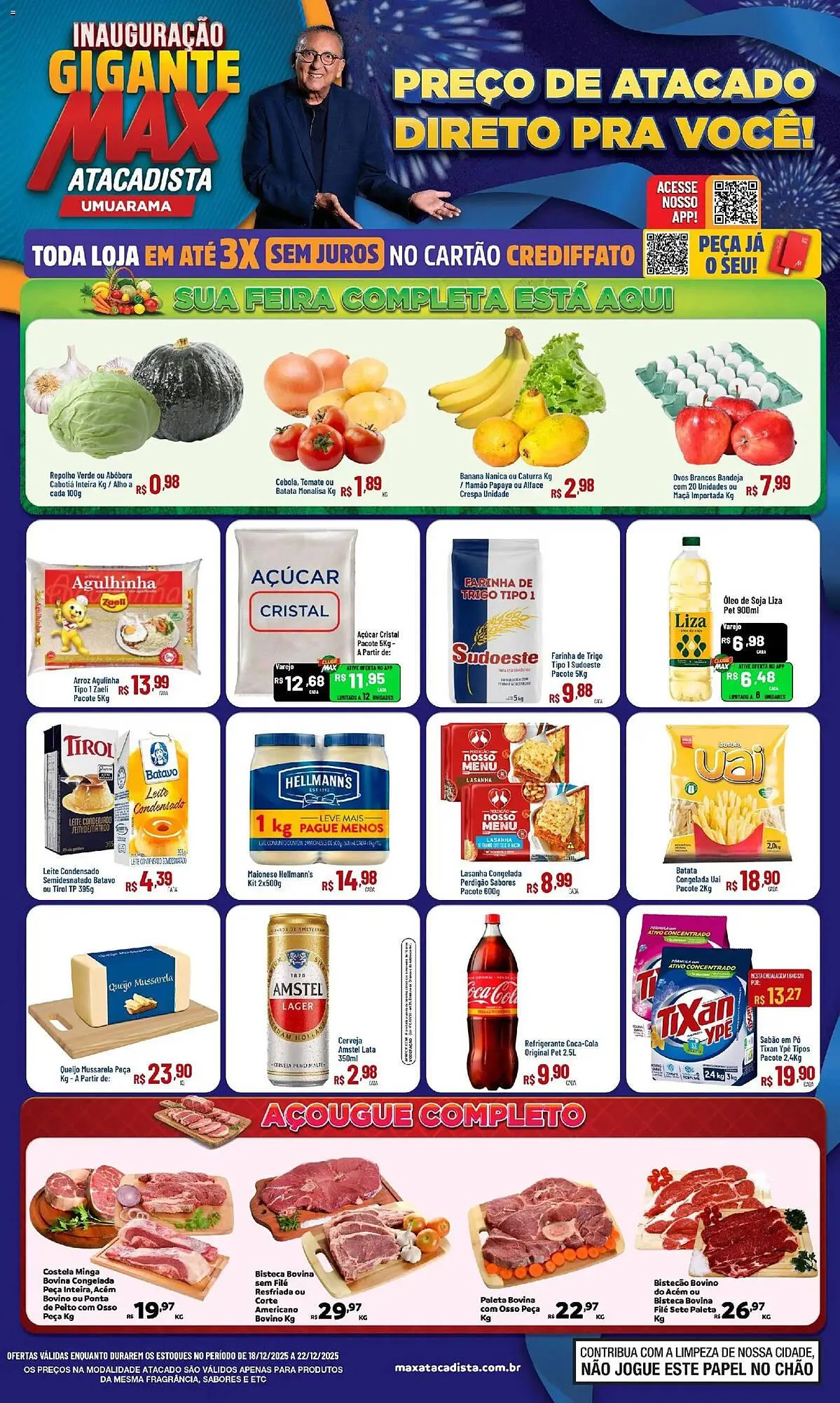Encarte de Encarte Max Atacadista 18 de dezembro até 22 de dezembro 2025 - Pagina 1