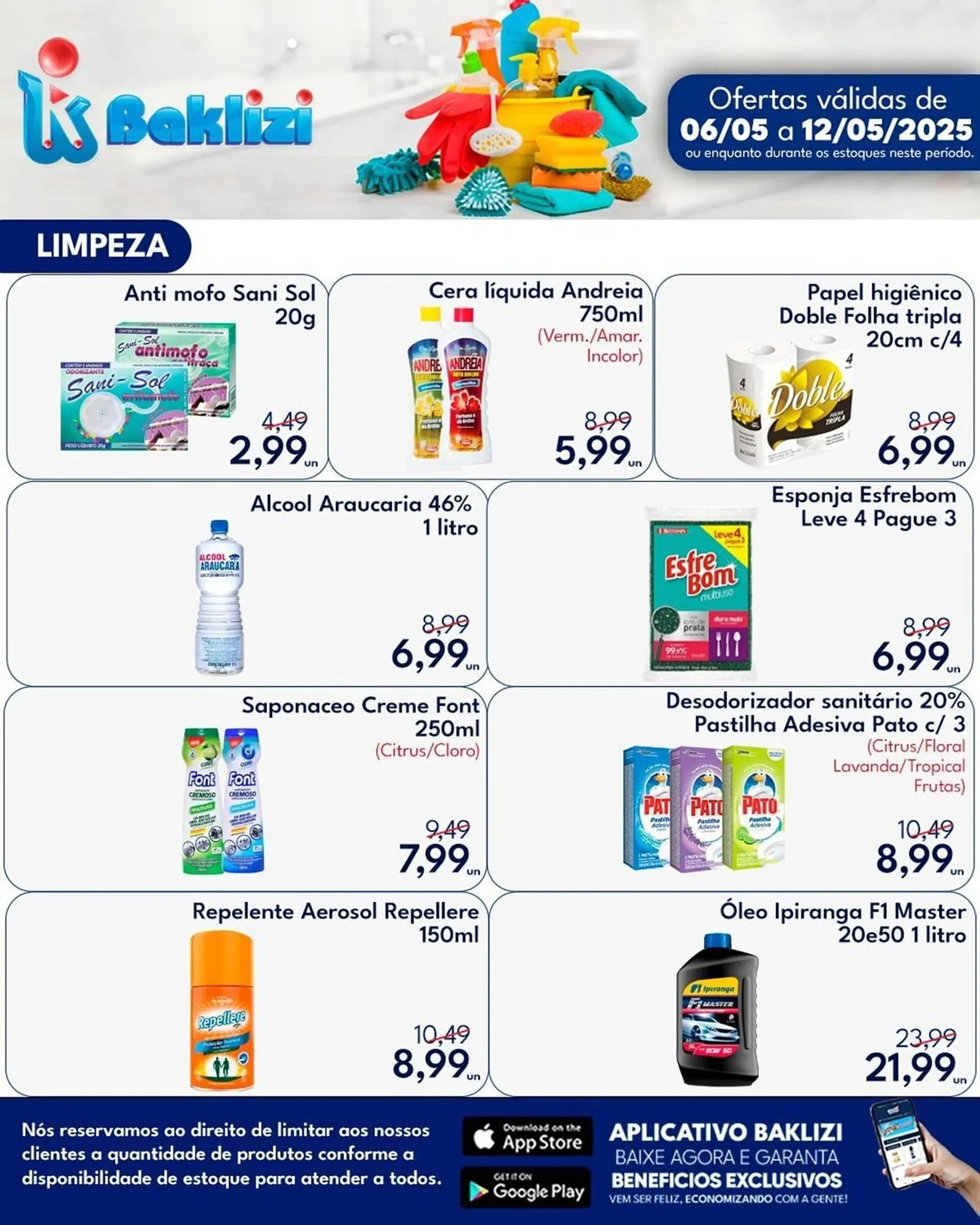 Encarte de Catálogo Supermercados Baklizi 6 de maio até 12 de maio 2025 - Pagina 2