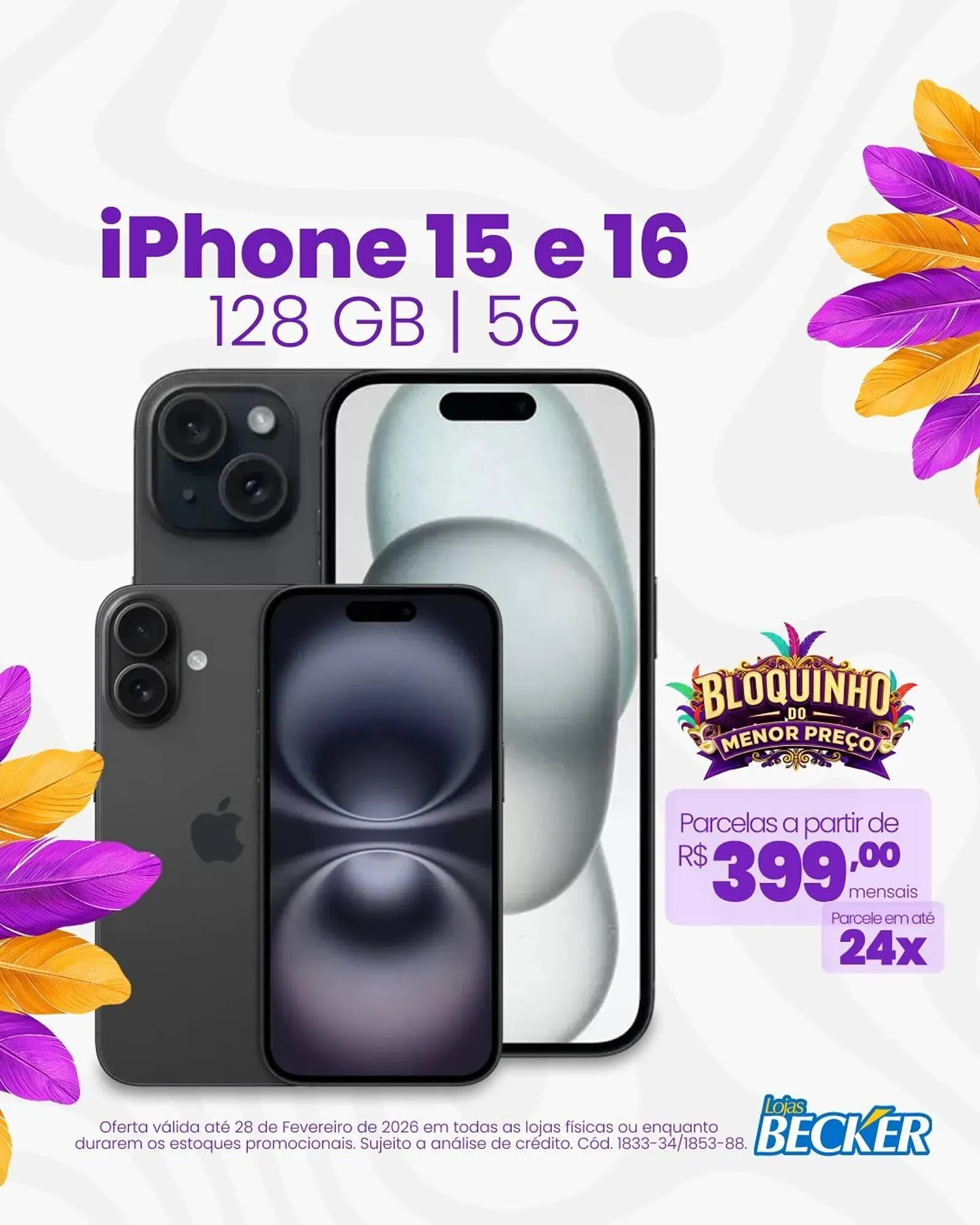 Encarte de Folheto Lojas Becker 12 de fevereiro até 28 de fevereiro 2026 - Pagina 3