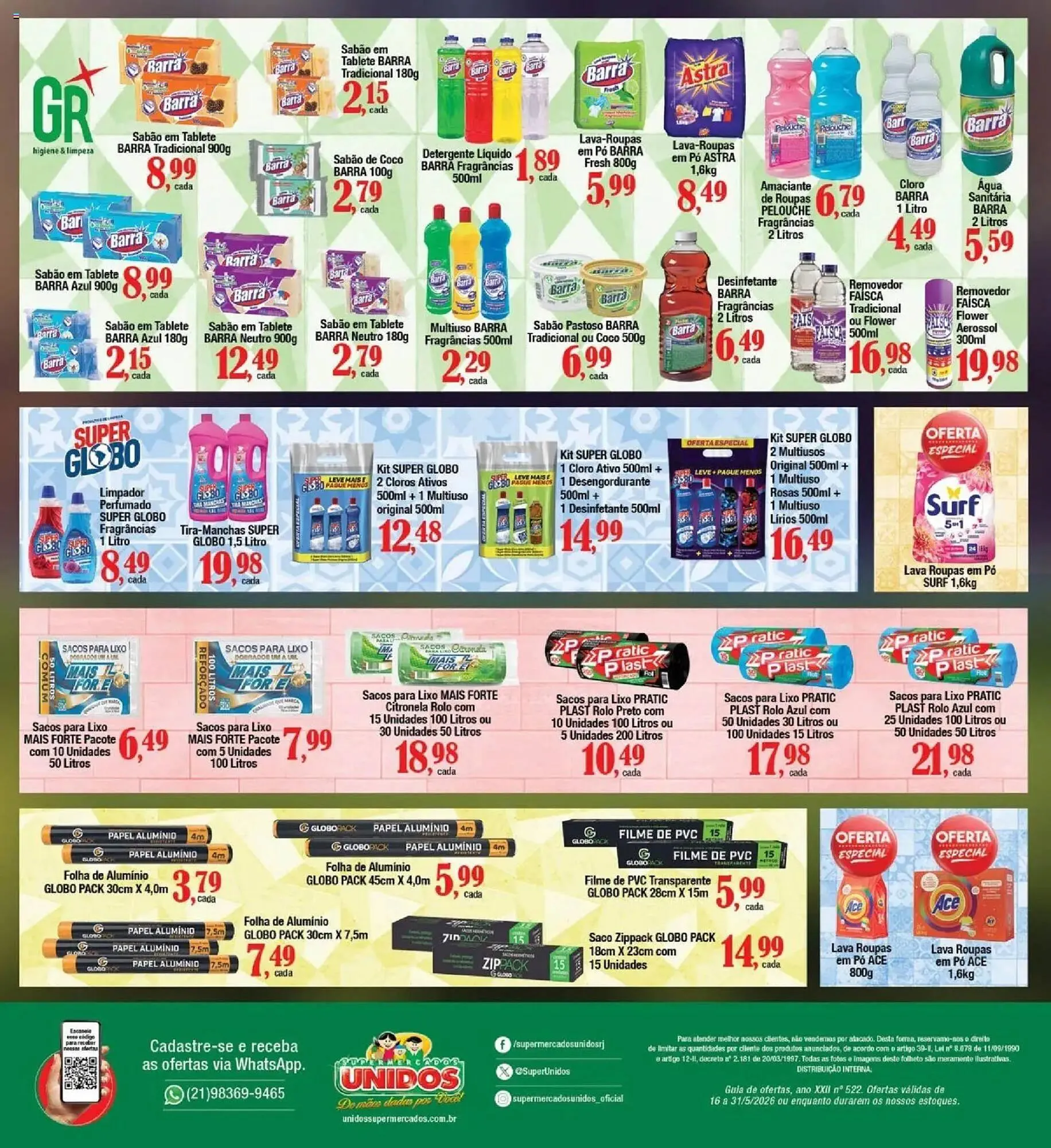 Encarte de Encarte Supermercados Unidos 16 de maio até 31 de maio 2026 - Pagina 12