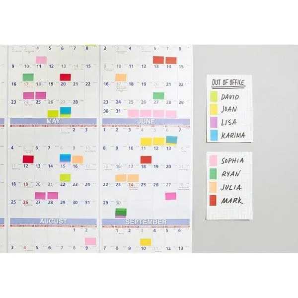 Bloco Adesivo Post-It Tropical - 4 Bloco de 38mm X 50mm - 50 Folhas Cada - BT 4 UN