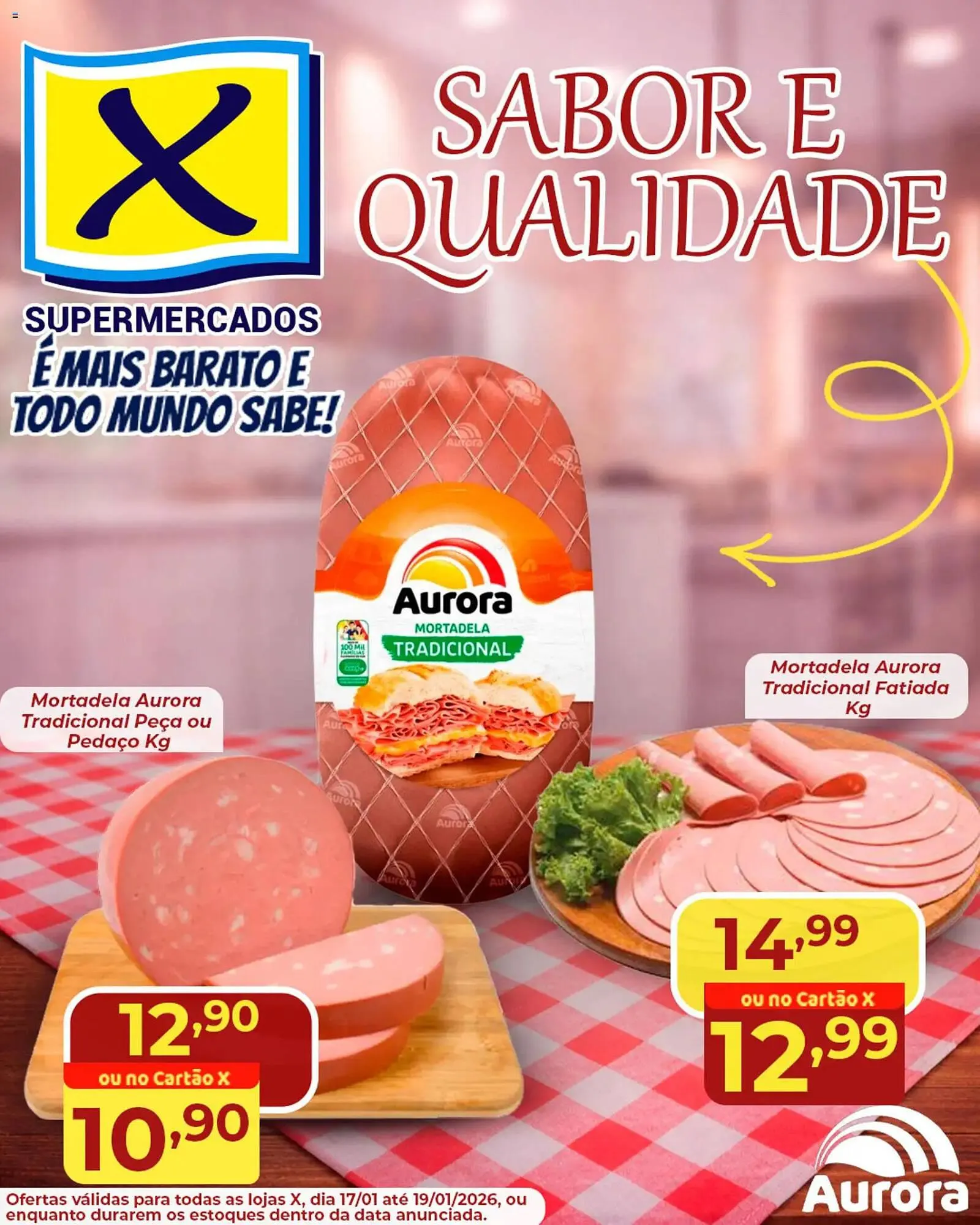 Encarte de Folheto X Supermercados 17 de janeiro até 20 de janeiro 2026 - Pagina 1