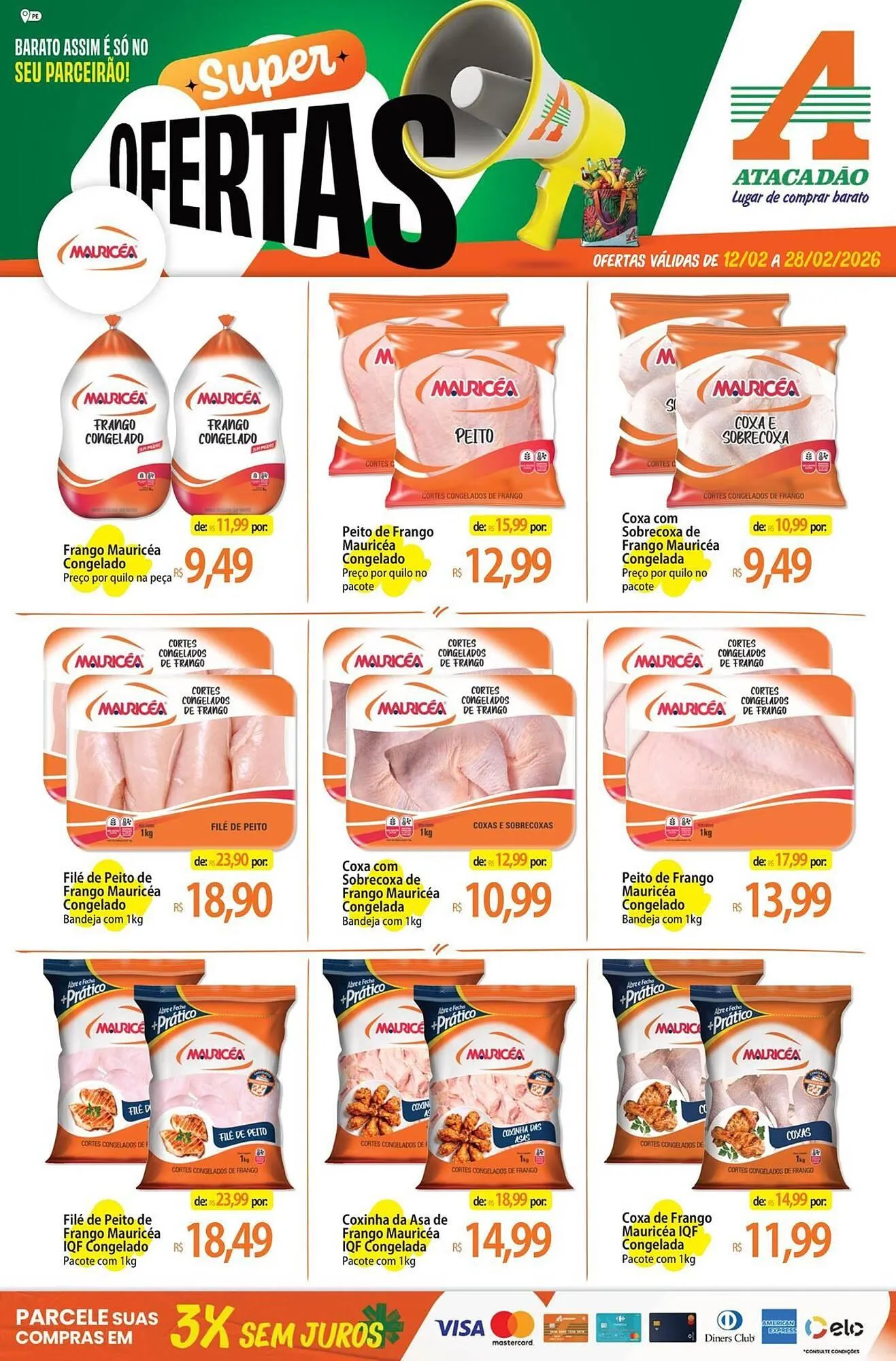 Encarte de Folheto Atacadão 12 de fevereiro até 28 de fevereiro 2026 - Pagina 1