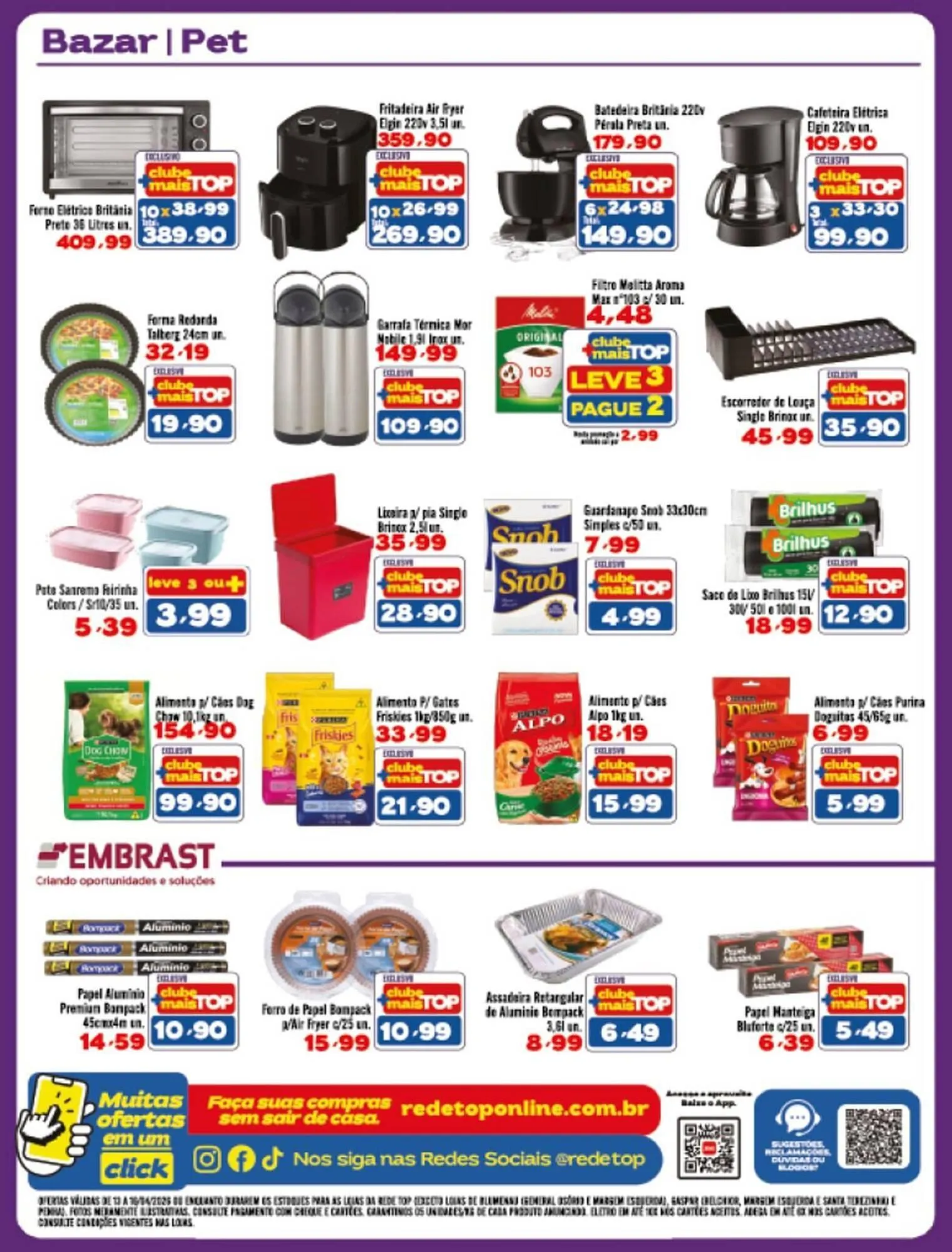 Encarte de Encarte Rede Top 13 de abril até 16 de abril 2026 - Pagina 12