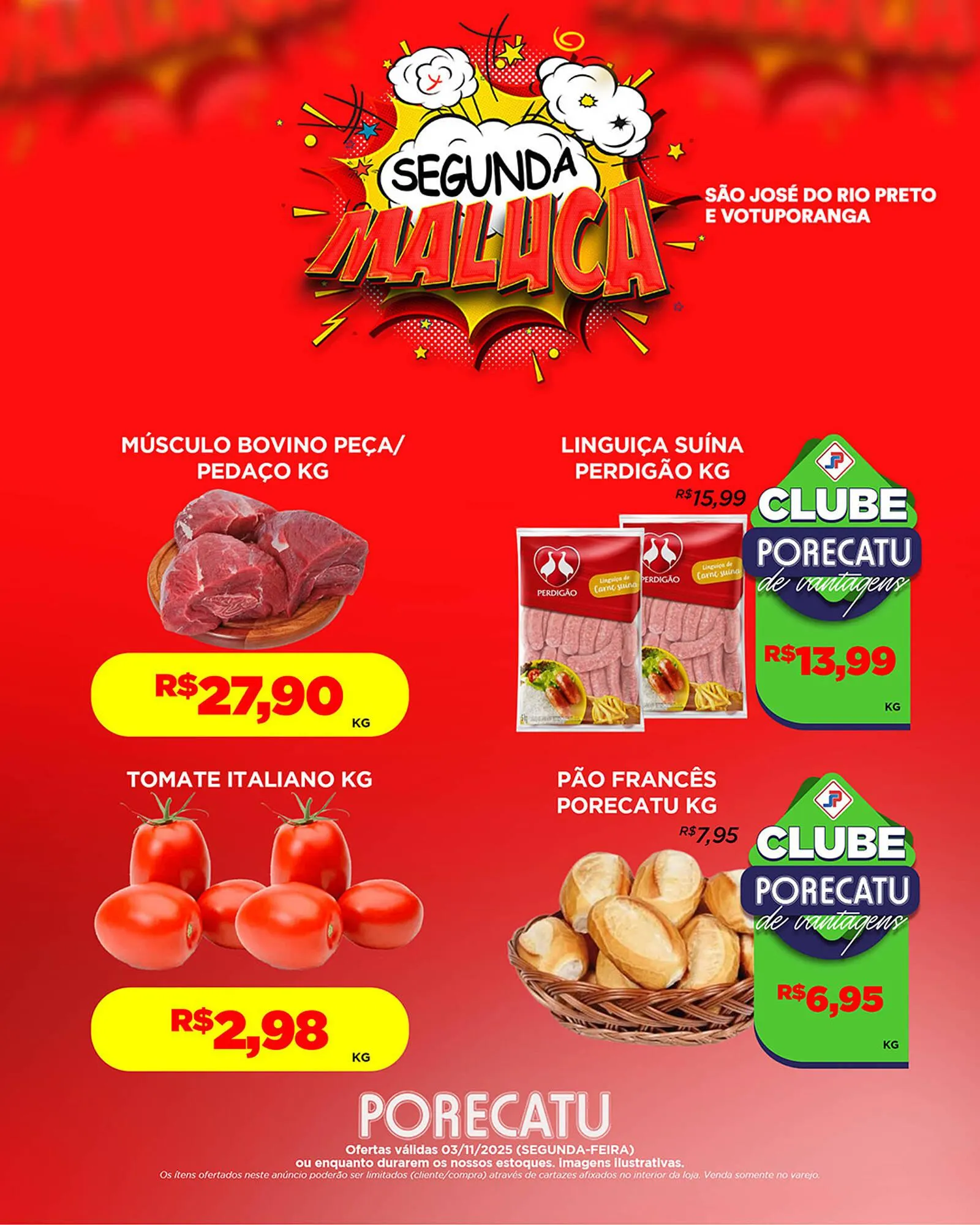 Encarte de Catálogo Supermercado Porecatu 3 de novembro até 3 de novembro 2025 - Pagina 2