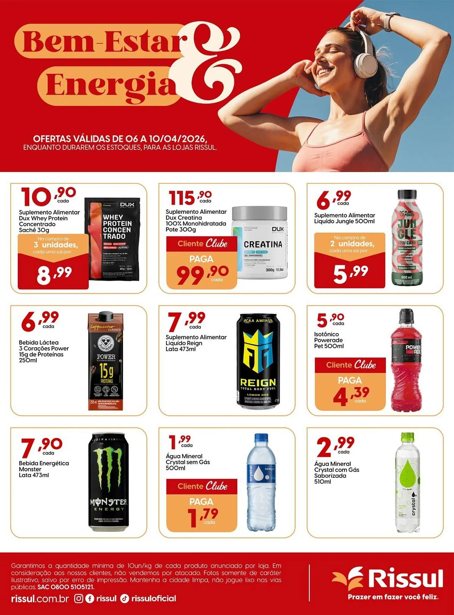 Encarte de Catálogo Supper Rissul 6 de abril até 10 de abril 2026 - Pagina 1