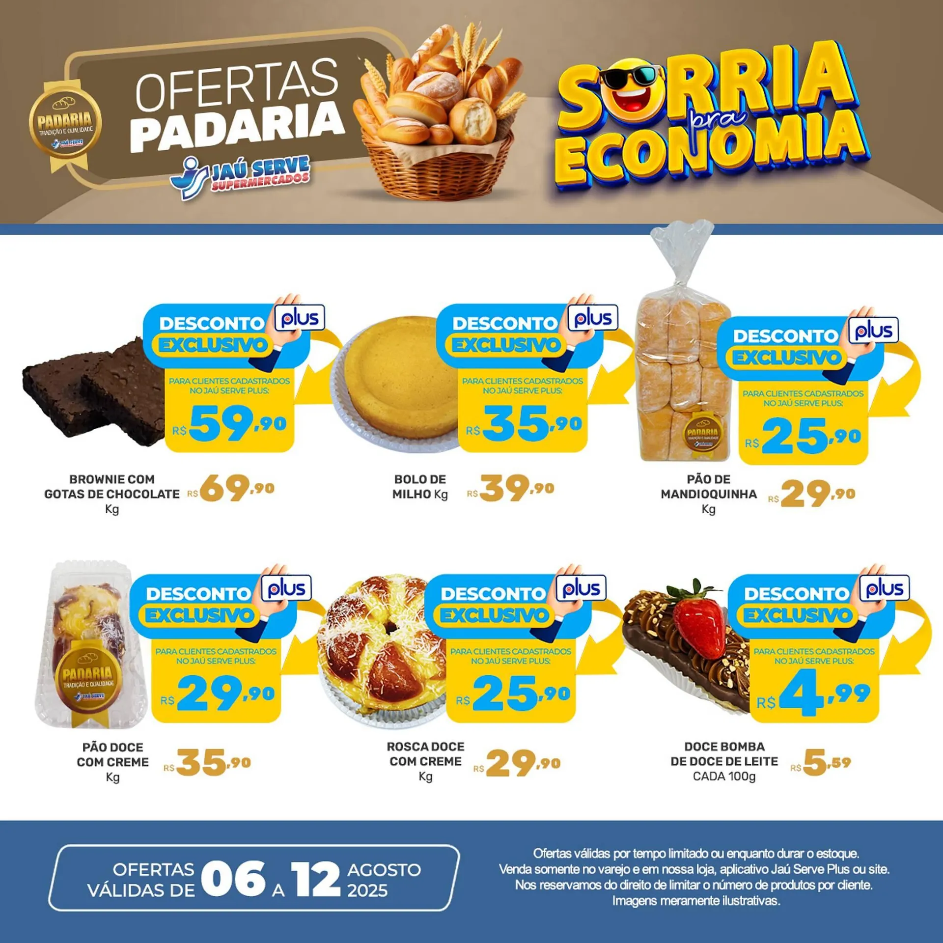 Encarte de Catálogo Supermercados Jau Serve 11 de agosto até 12 de agosto 2025 - Pagina 1