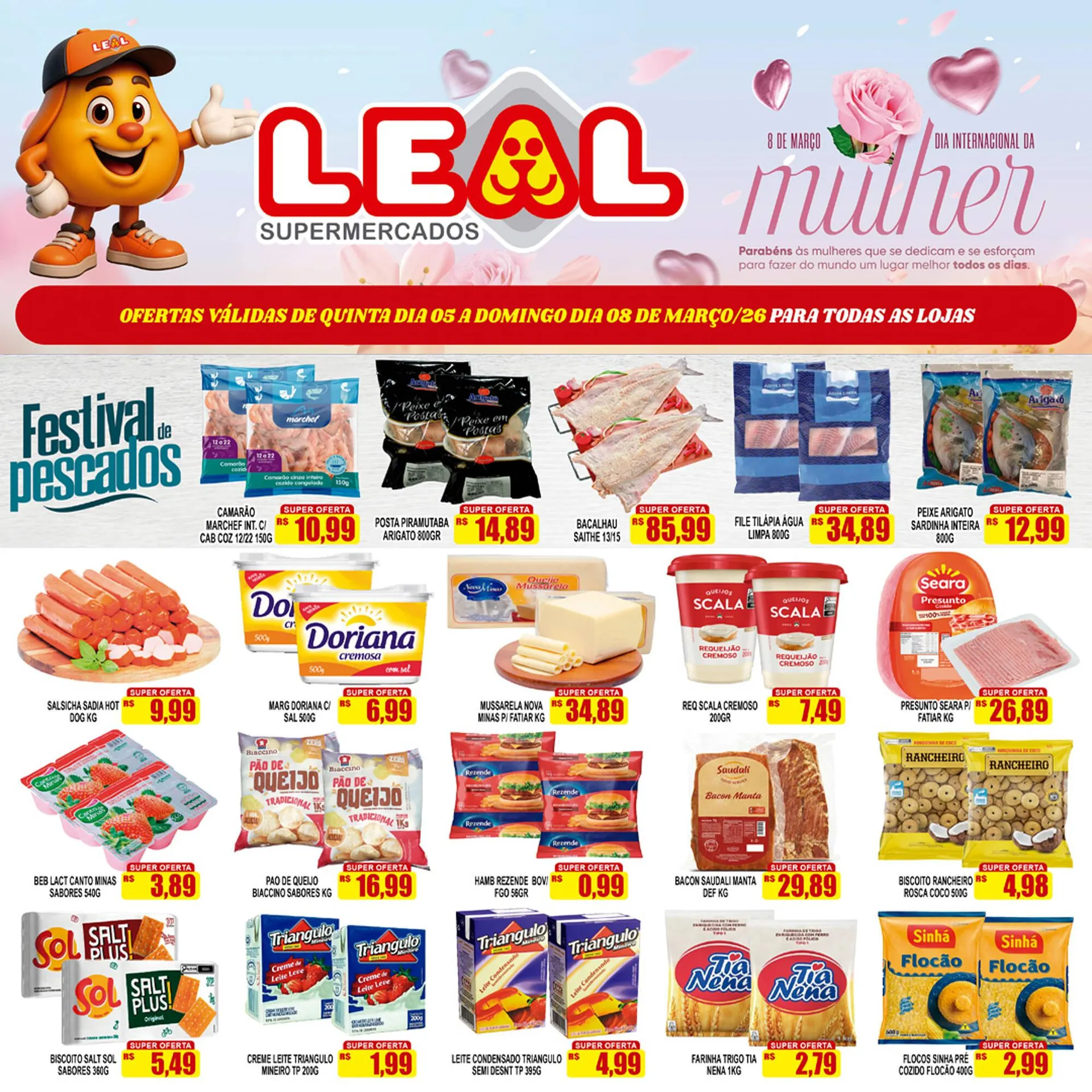 Encarte de Folheto Supermercado leal 5 de março até 8 de março 2026 - Pagina 4