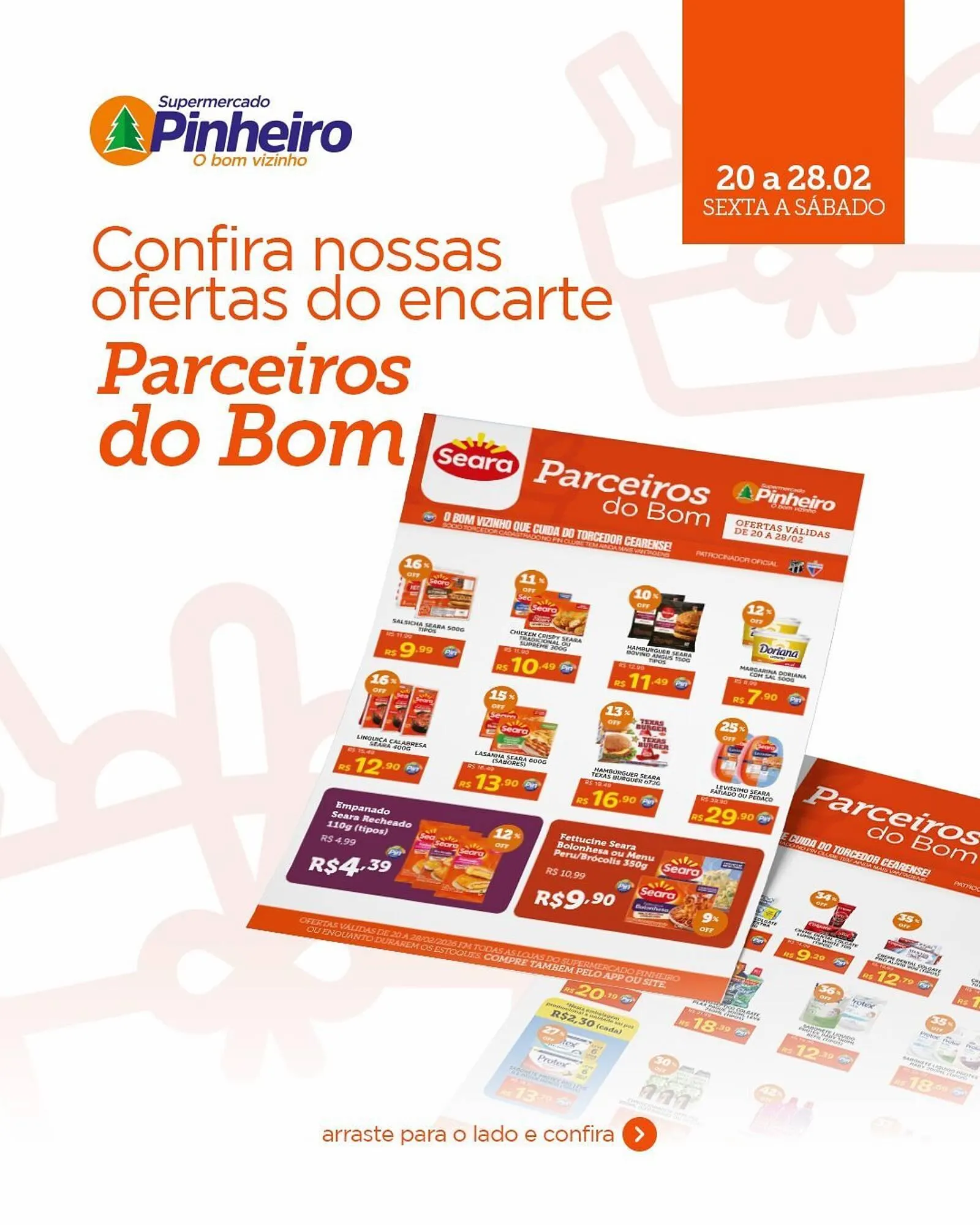 Encarte de Encarte Pinheiro Supermercado 20 de fevereiro até 28 de fevereiro 2026 - Pagina 1