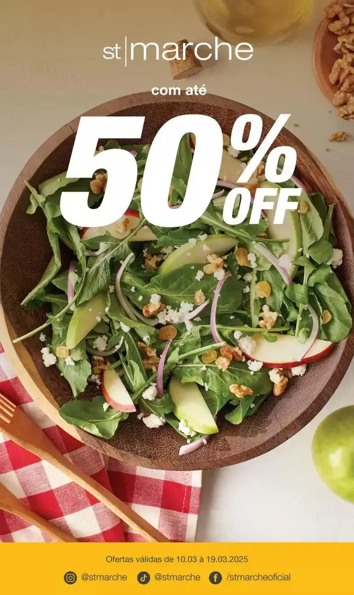 Encarte de Ofertas St Marche 11 de março até 19 de março 2025 - Pagina 1