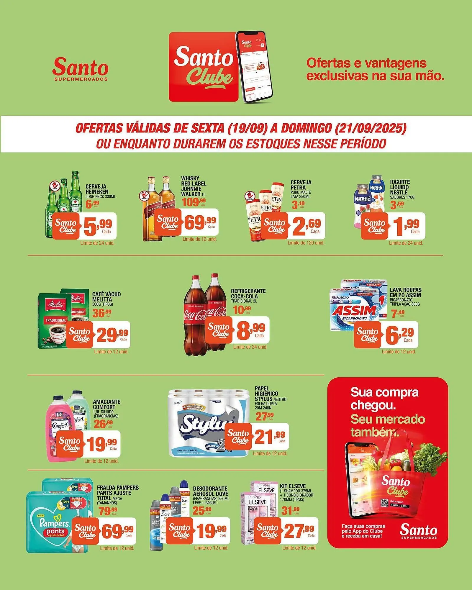 Encarte de Catálogo Santo Supermercados 17 de setembro até 19 de setembro 2025 - Pagina 3