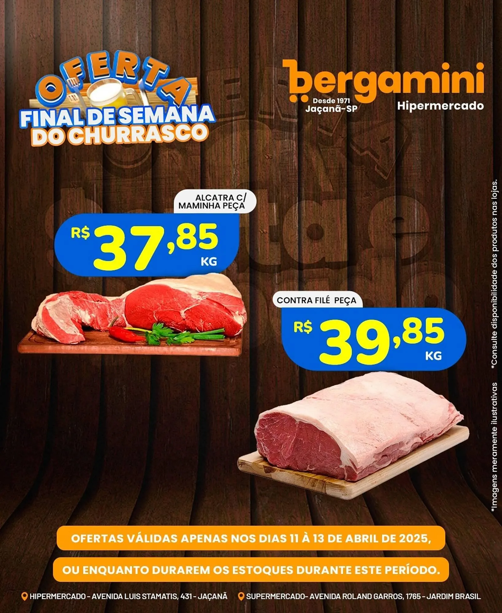 Encarte de Catálogo Supermercado Bergamini 11 de abril até 13 de abril 2025 - Pagina 1