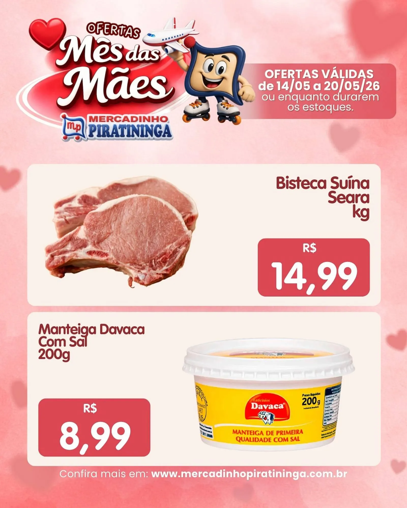 Encarte de Catálogo Mercadinho Piratininga 14 de maio até 20 de maio 2026 - Pagina 1