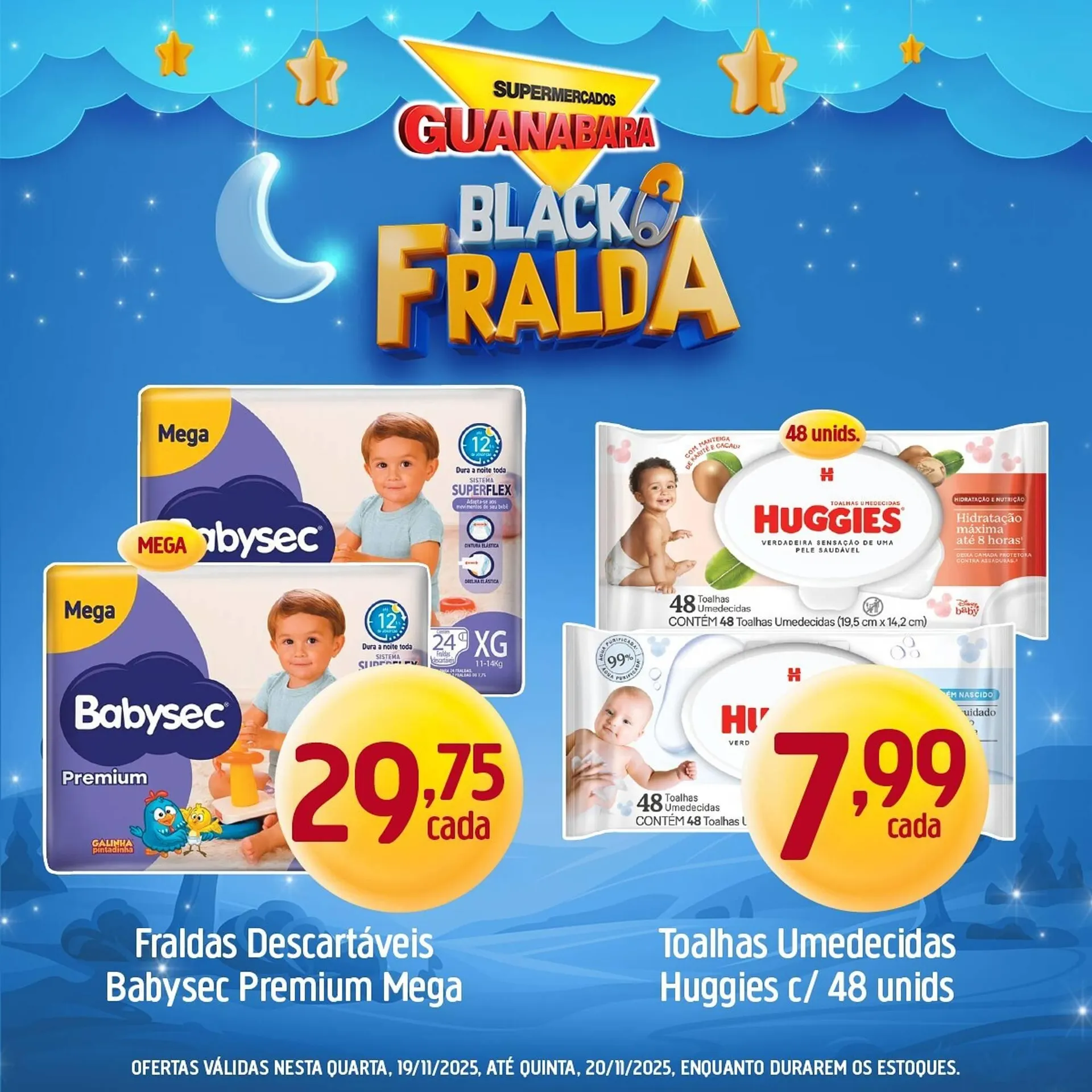 Encarte de Encarte Supermercados Guanabara 19 de novembro até 20 de novembro 2025 - Pagina 1