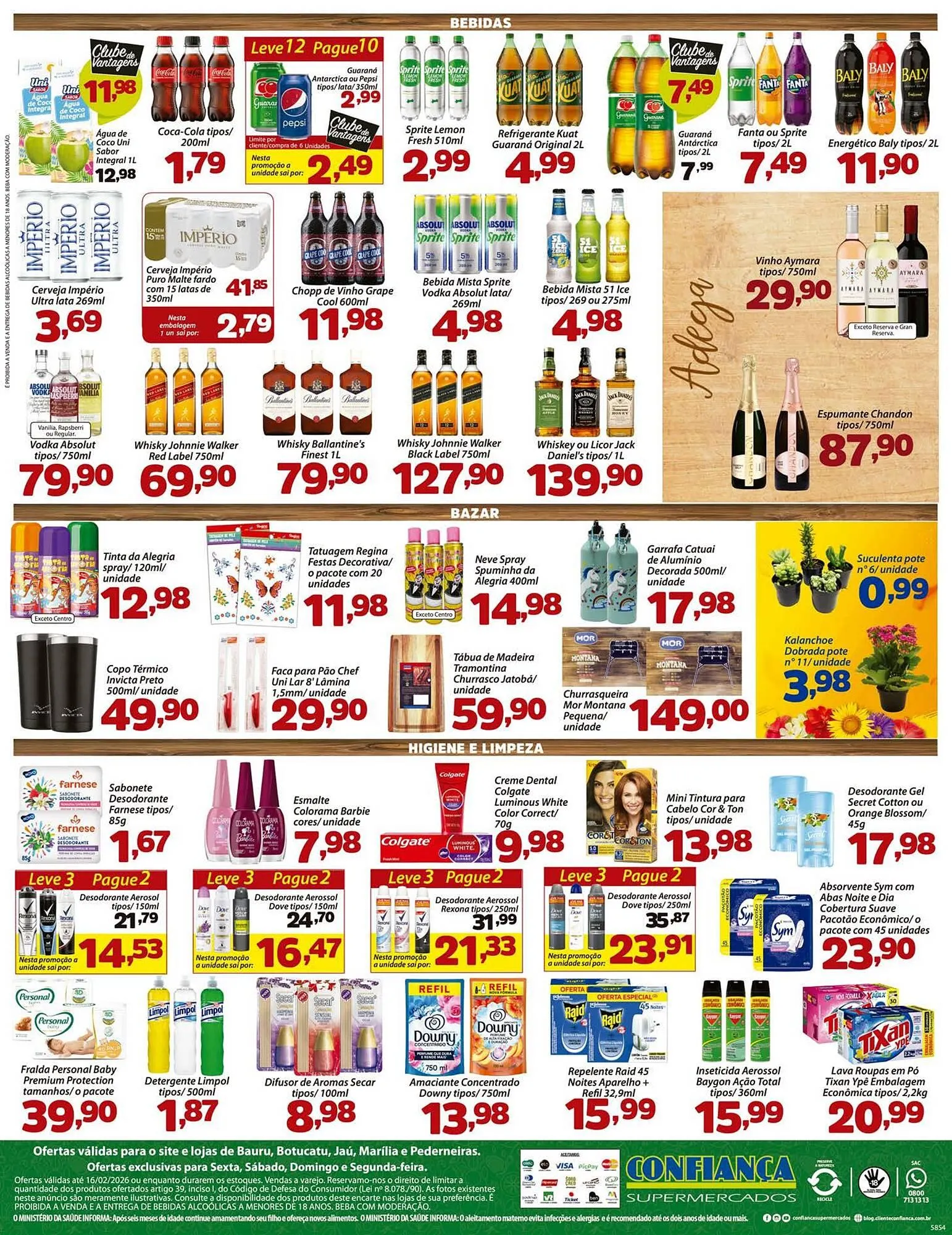 Encarte de Catálogo Confiança Supermercados 13 de fevereiro até 16 de fevereiro 2026 - Pagina 4