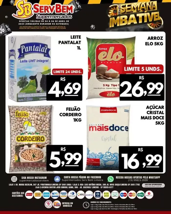 Encarte de Encarte ServBem 4 de abril até 6 de abril 2025 - Pagina 1