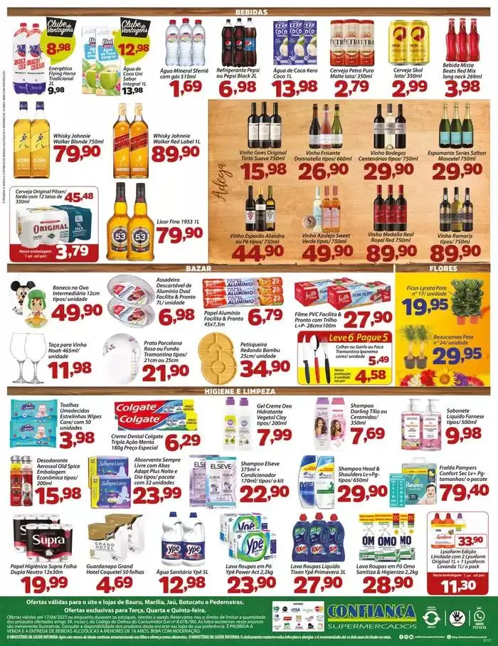 Encarte de Encarte Confiança Supermercados 15 de abril até 17 de abril 2025 - Pagina 4