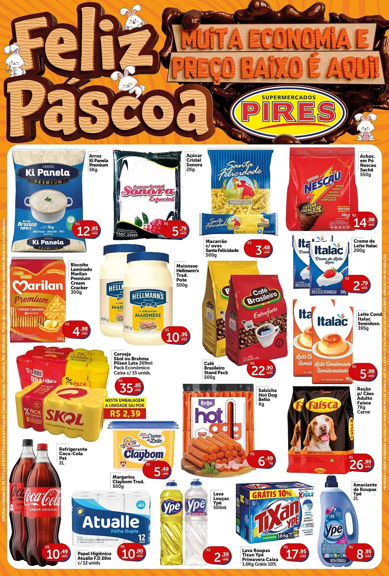 Encarte de Tabloide Pires 10 de abril até 12 de abril 2026 - Pagina 1