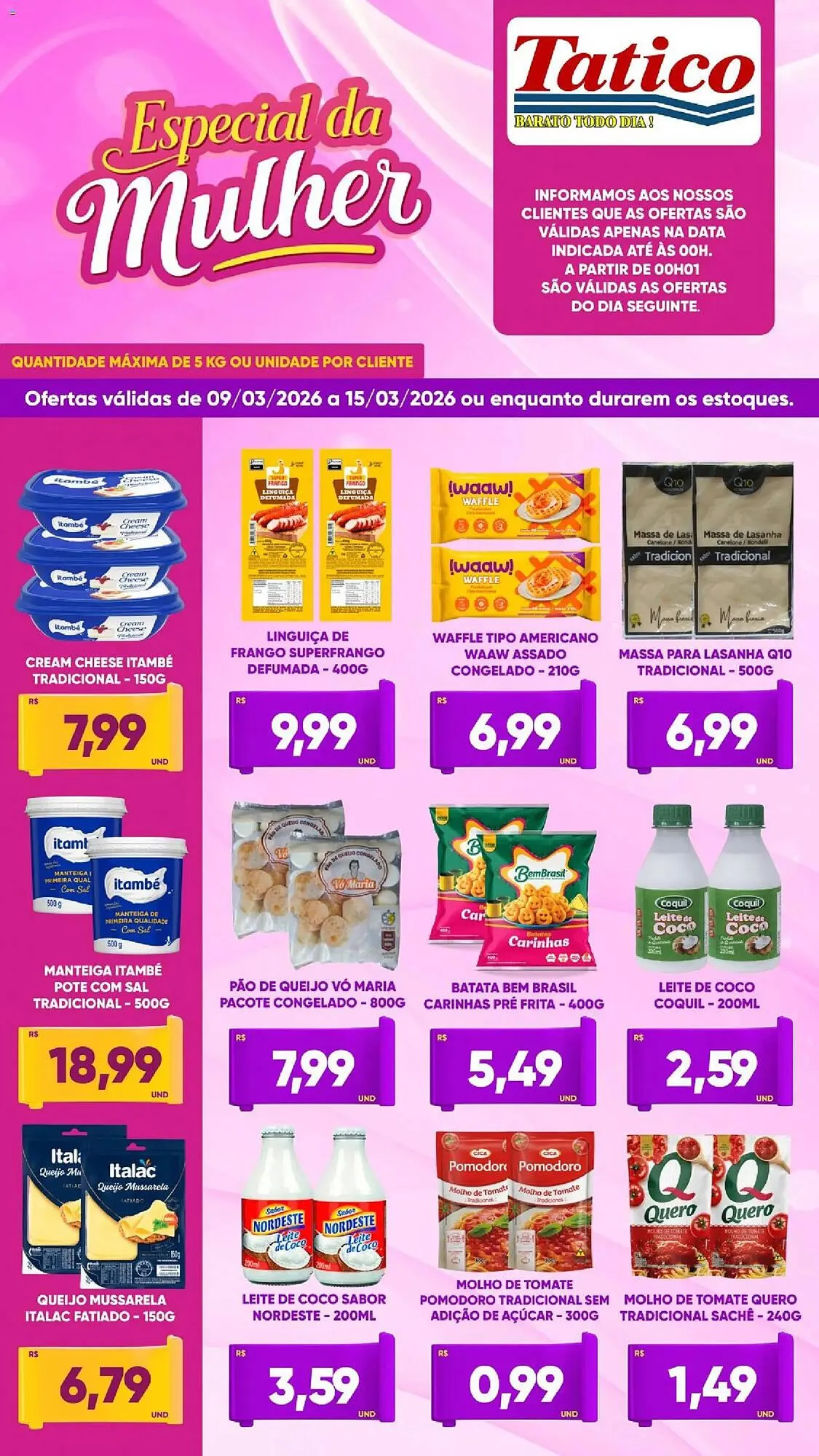 Encarte de Tabloide Tatico 9 de março até 16 de março 2026 - Pagina 2