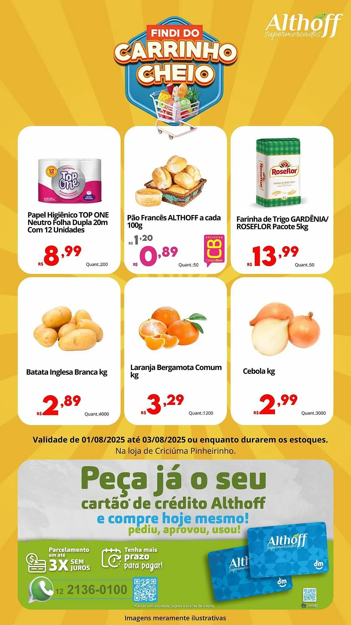 Encarte de Catálogo Althoff Supermercados 1 de agosto até 3 de agosto 2025 - Pagina 3