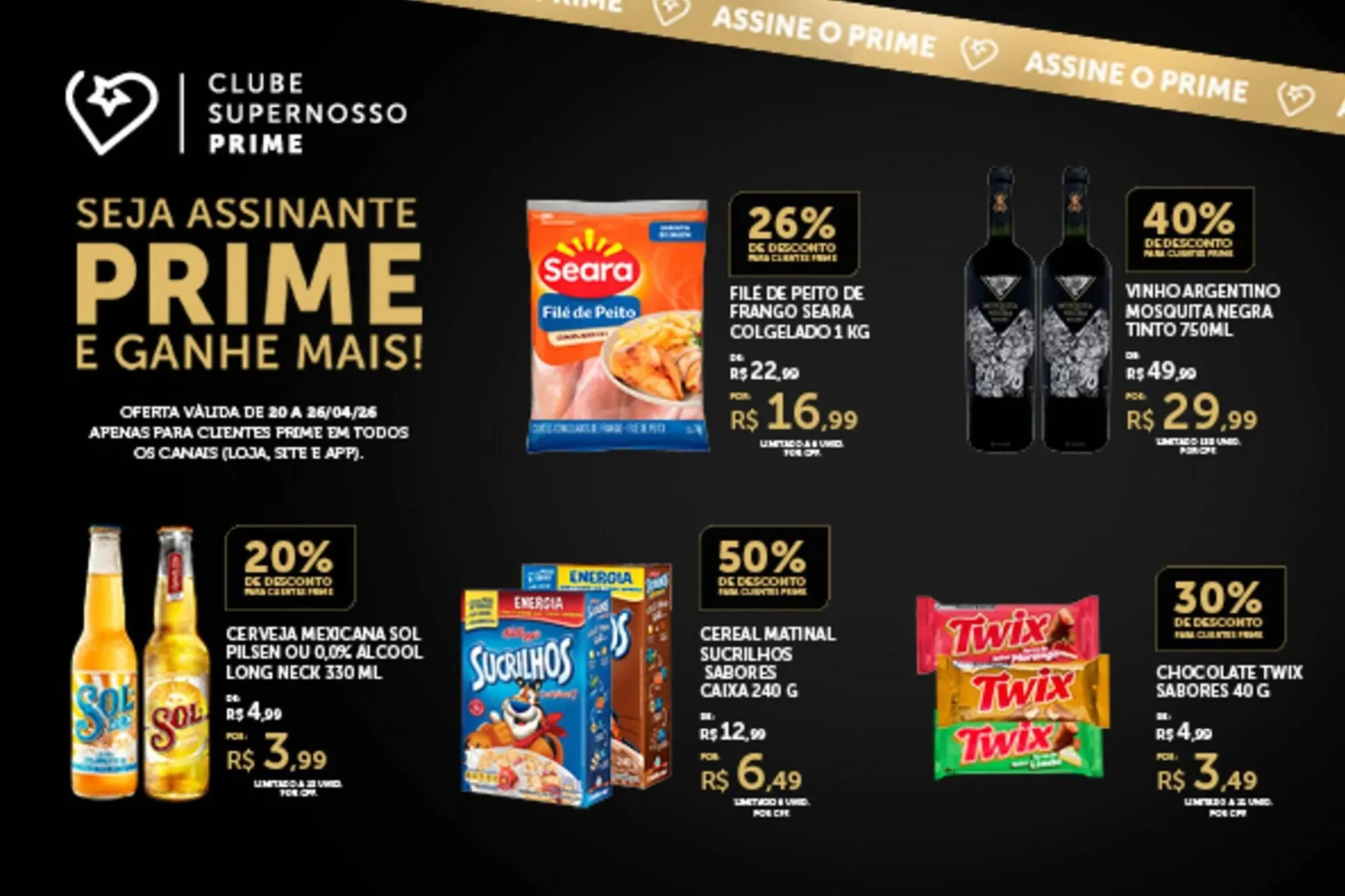 Encarte de Folheto Super Nosso 23 de abril até 23 de abril 2026 - Pagina 2