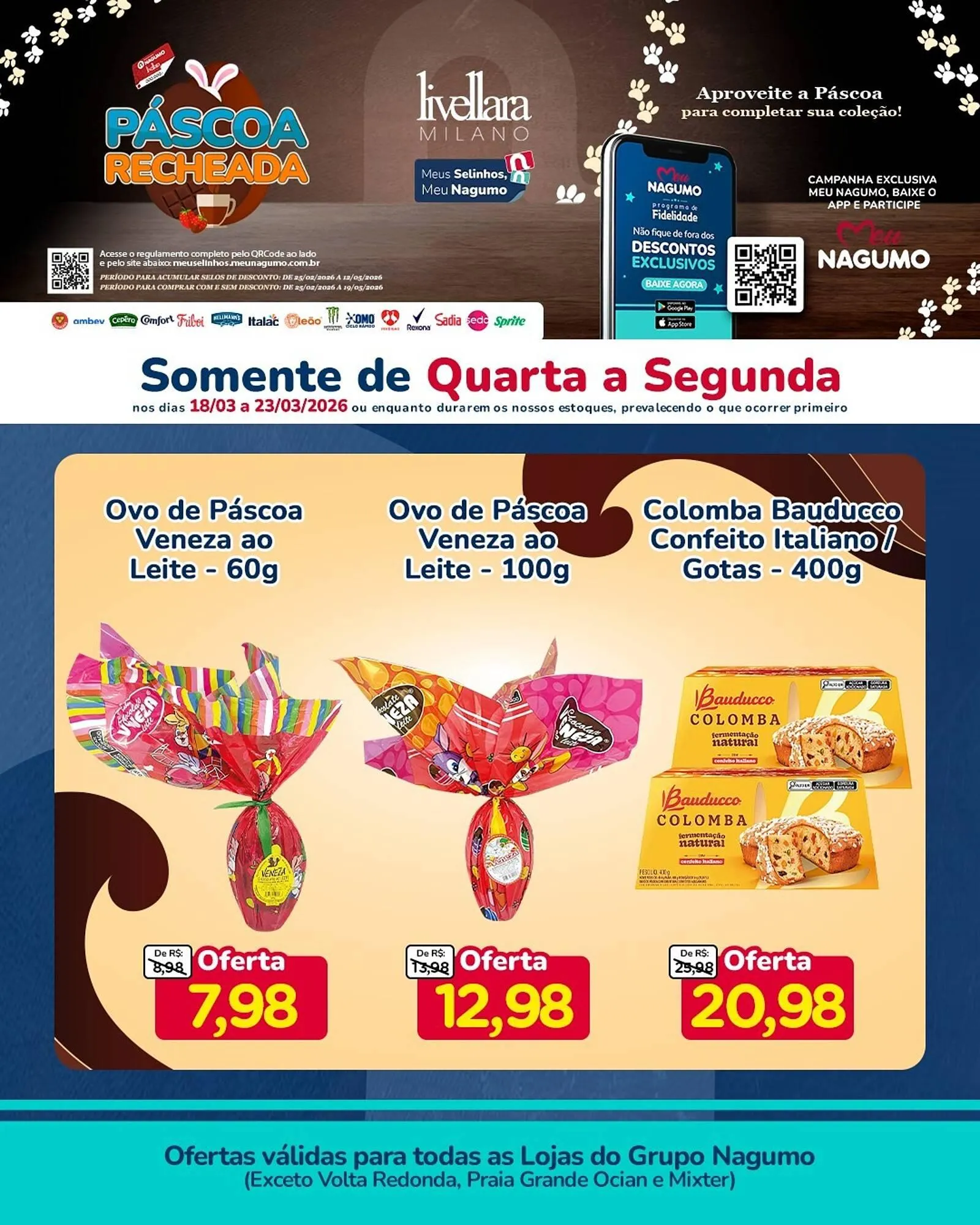 Encarte de Folheto Nagumo 18 de março até 23 de março 2026 - Pagina 1