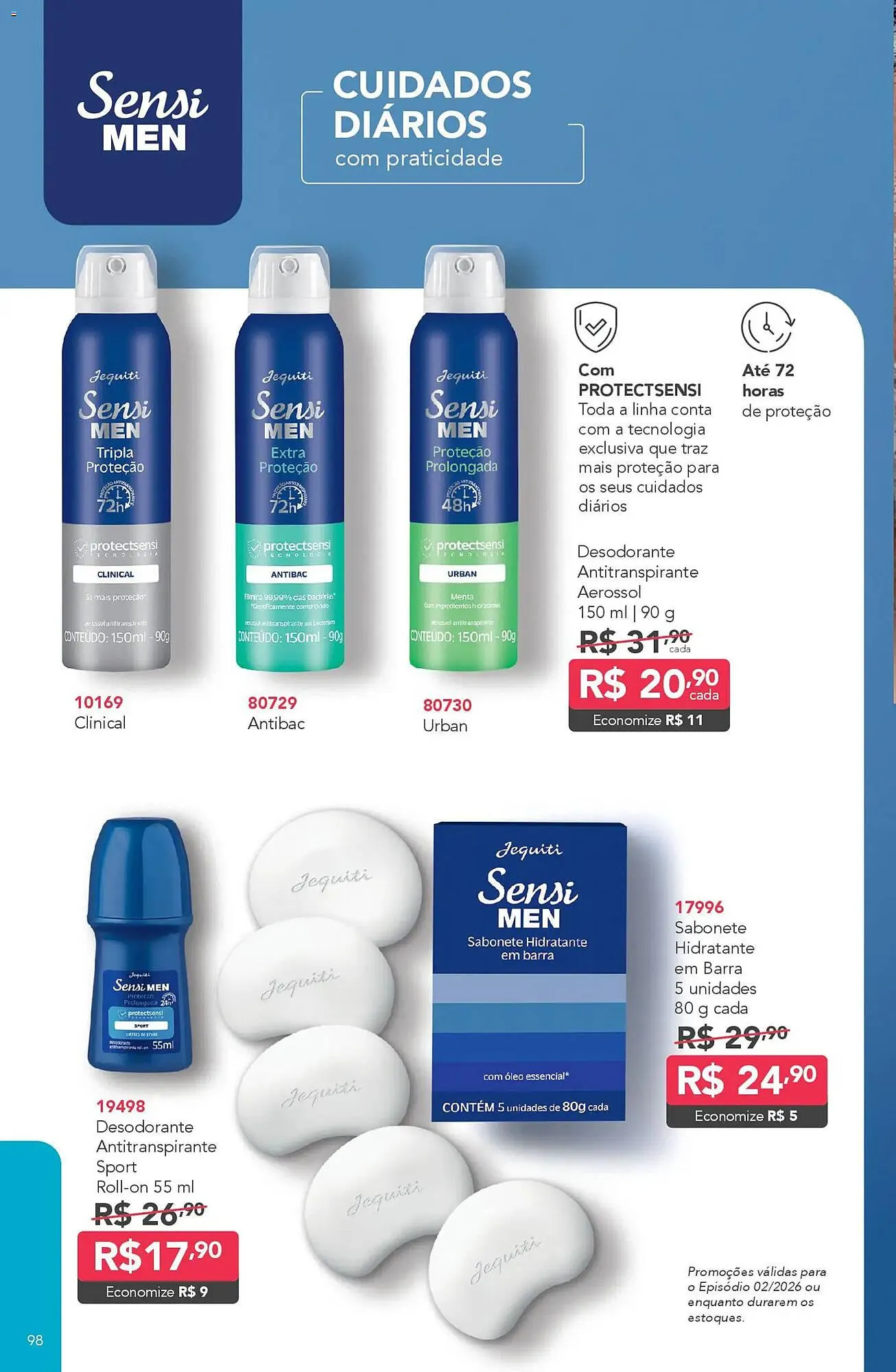 Encarte de Catálogo Jequiti 30 de janeiro até 20 de fevereiro 2026 - Pagina 98