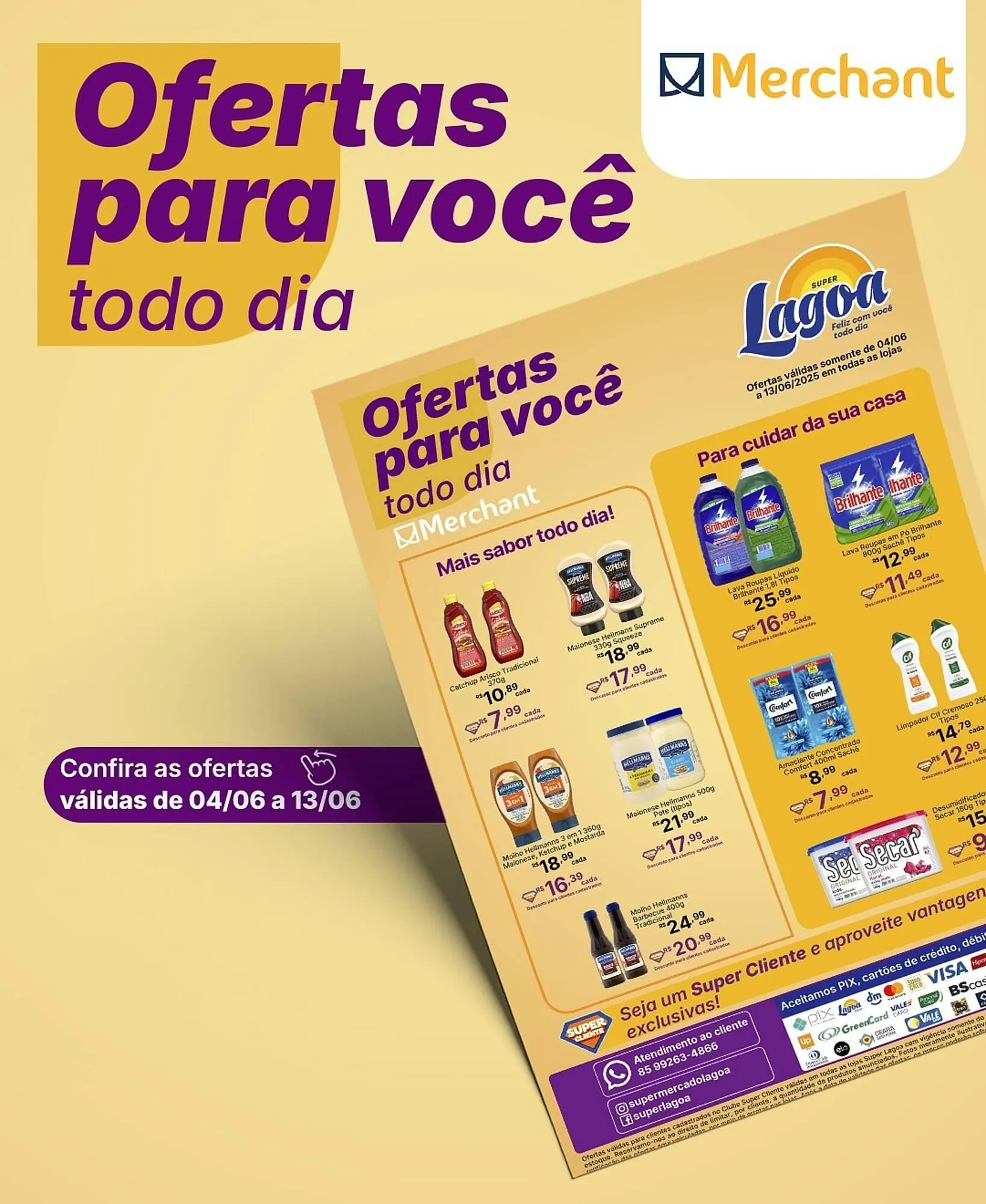 Encarte de Catálogo Super Lagoa 4 de junho até 13 de junho 2025 - Pagina 1