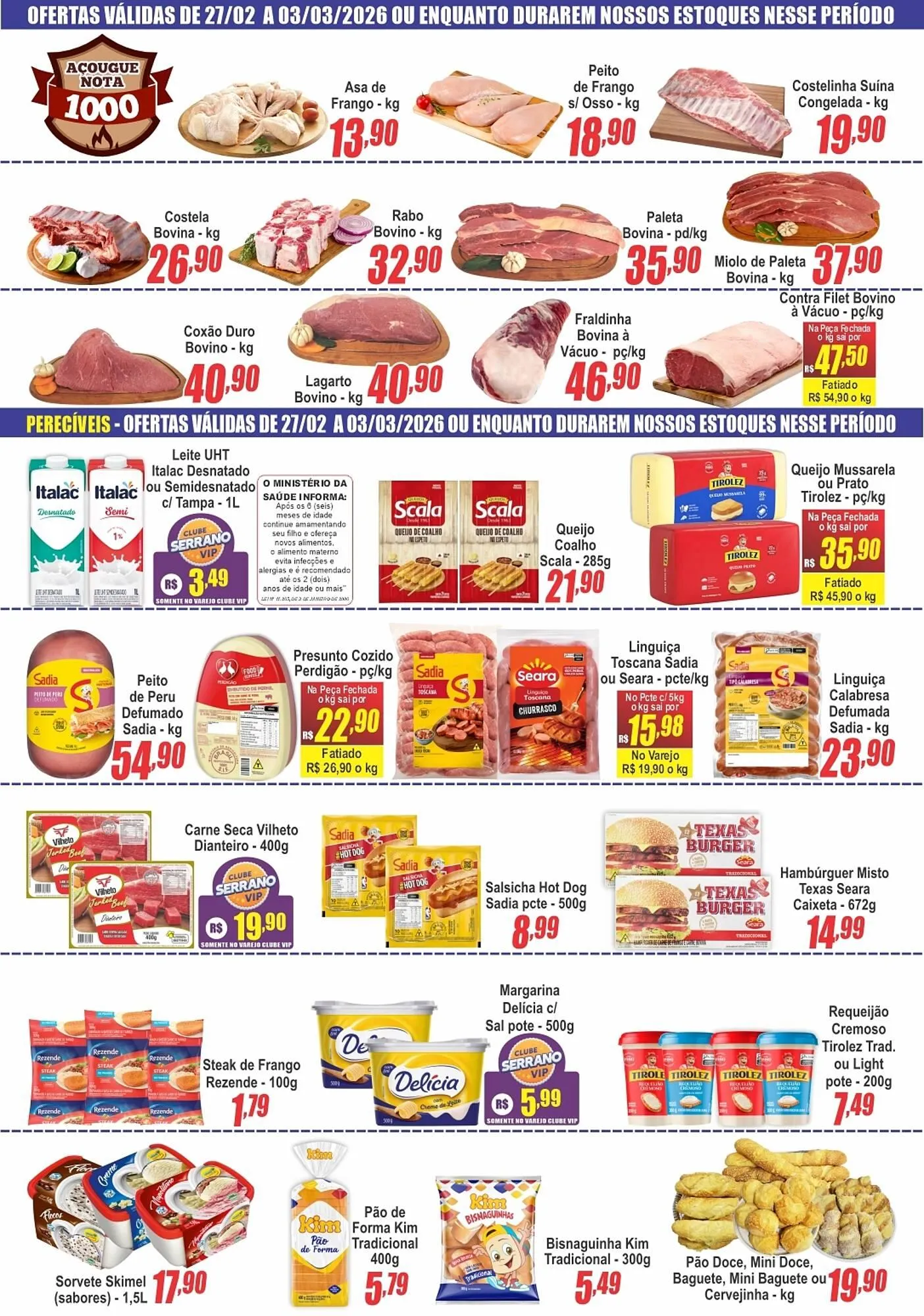 Encarte de Catálogo Serrano Supermercado 25 de fevereiro até 26 de fevereiro 2026 - Pagina 3