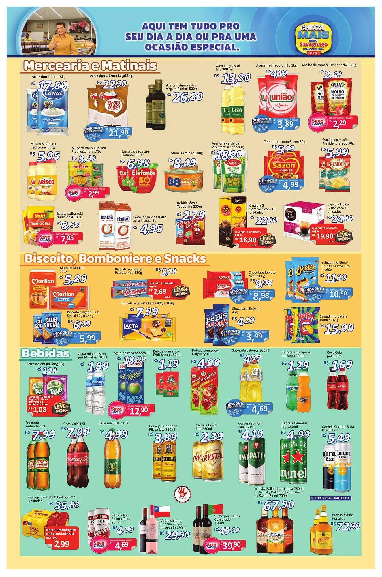 Encarte de Catálogo Supermercados Savegnago 18 de fevereiro até 21 de fevereiro 2026 - Pagina 3