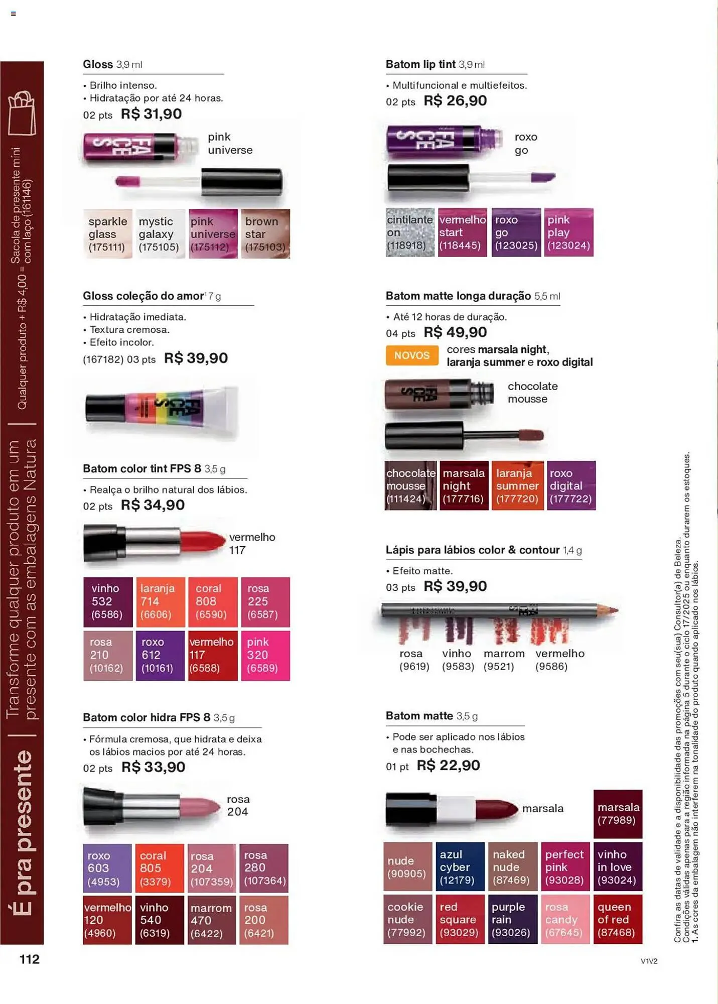 Encarte de Catálogo Natura 14 de outubro até 4 de novembro 2025 - Pagina 112