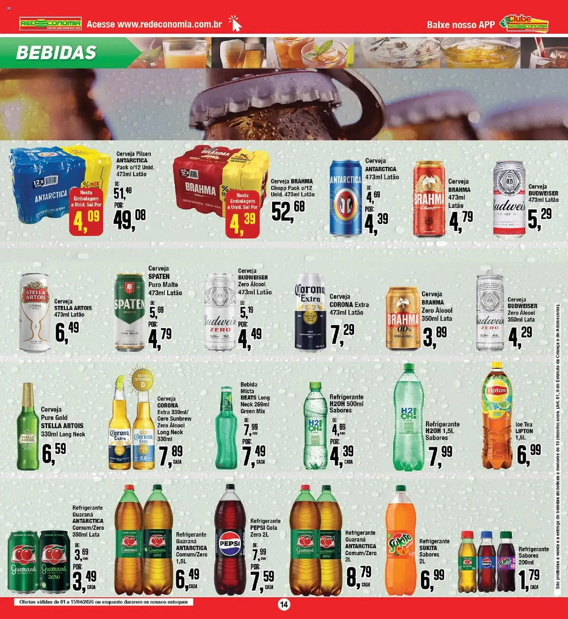 Encarte de Encarte Redeconomia 1 de abril até 15 de abril 2026 - Pagina 14