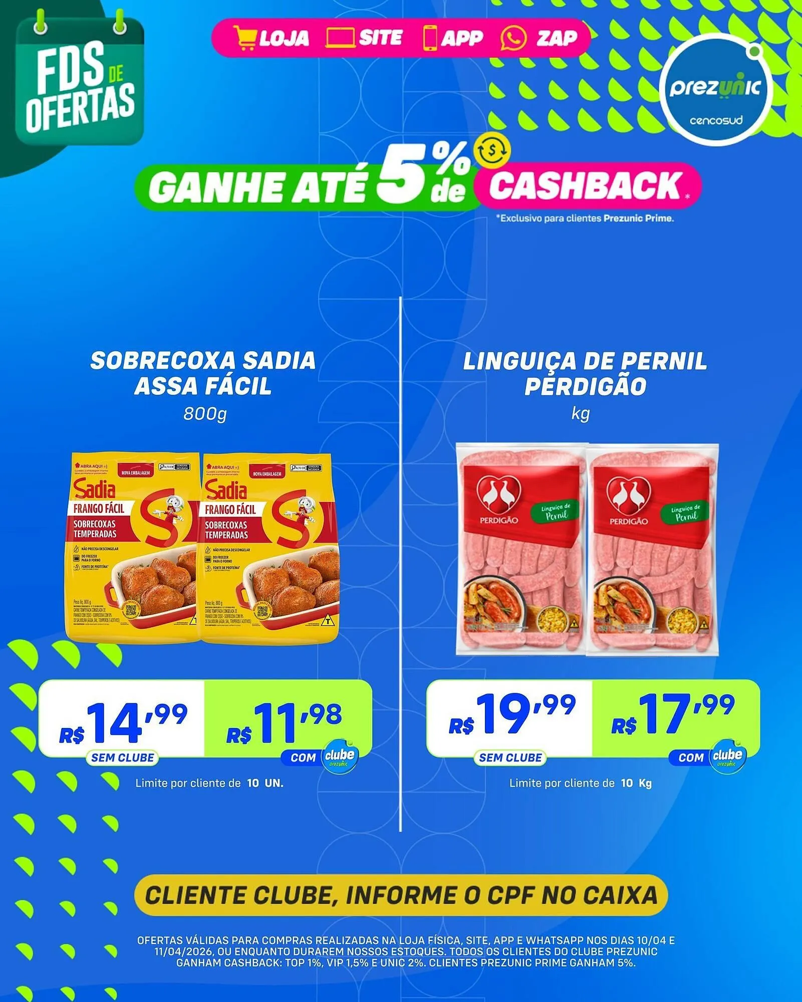 Encarte de Encarte Prezunic 10 de abril até 11 de abril 2026 - Pagina 3