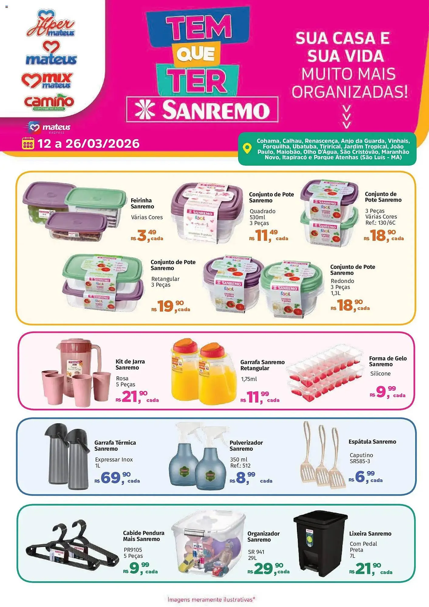 Encarte de Catálogo Supermercados Mateus 12 de março até 26 de março 2026 - Pagina 1