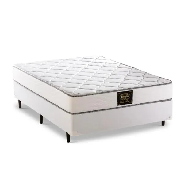 Cama Box + Colchão King Star Macio Molas Ensacadas Comfort Line