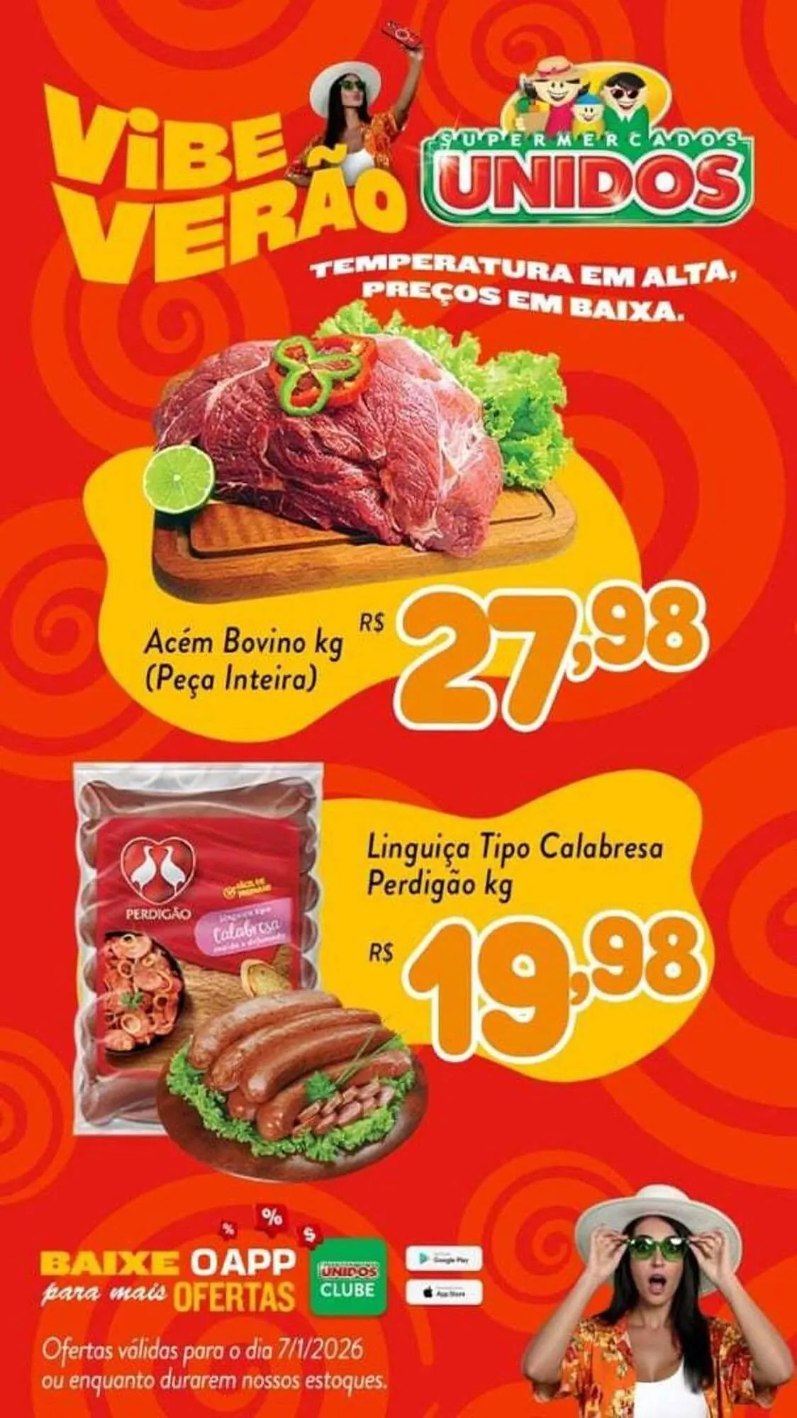 Encarte de Encarte Supermercados Unidos 7 de janeiro até 7 de janeiro 2026 - Pagina 1